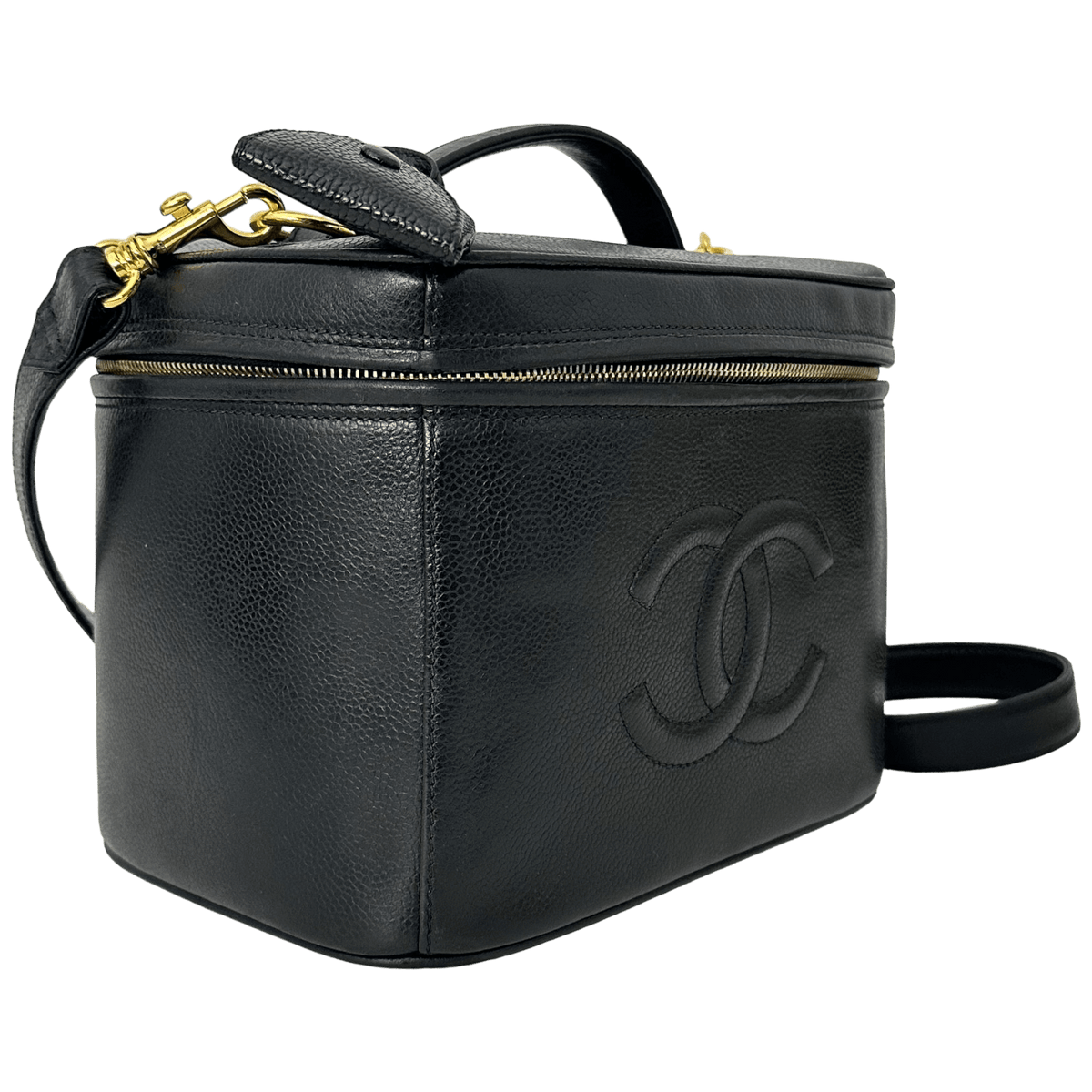 CC Caviar Vanity Case