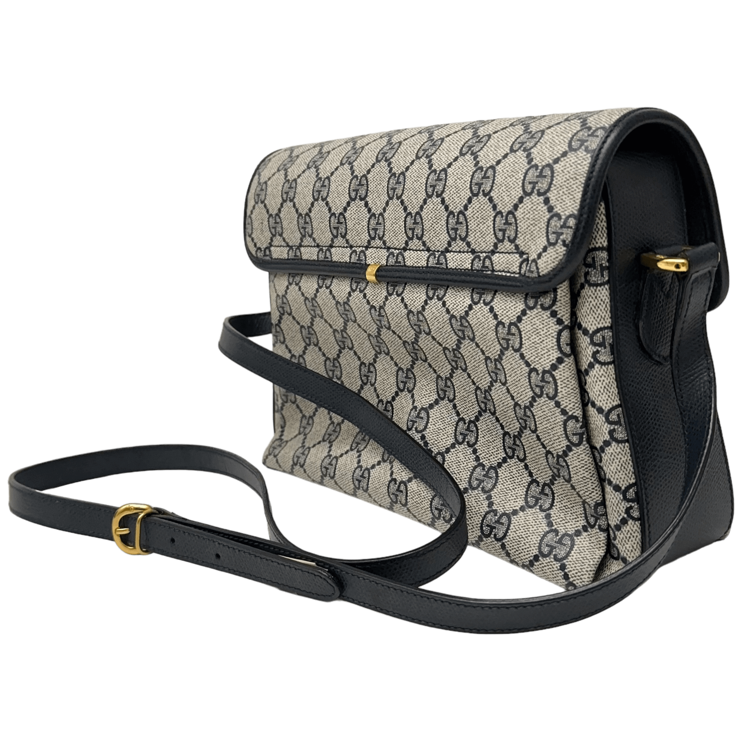 Navy GG Supreme Crossbody