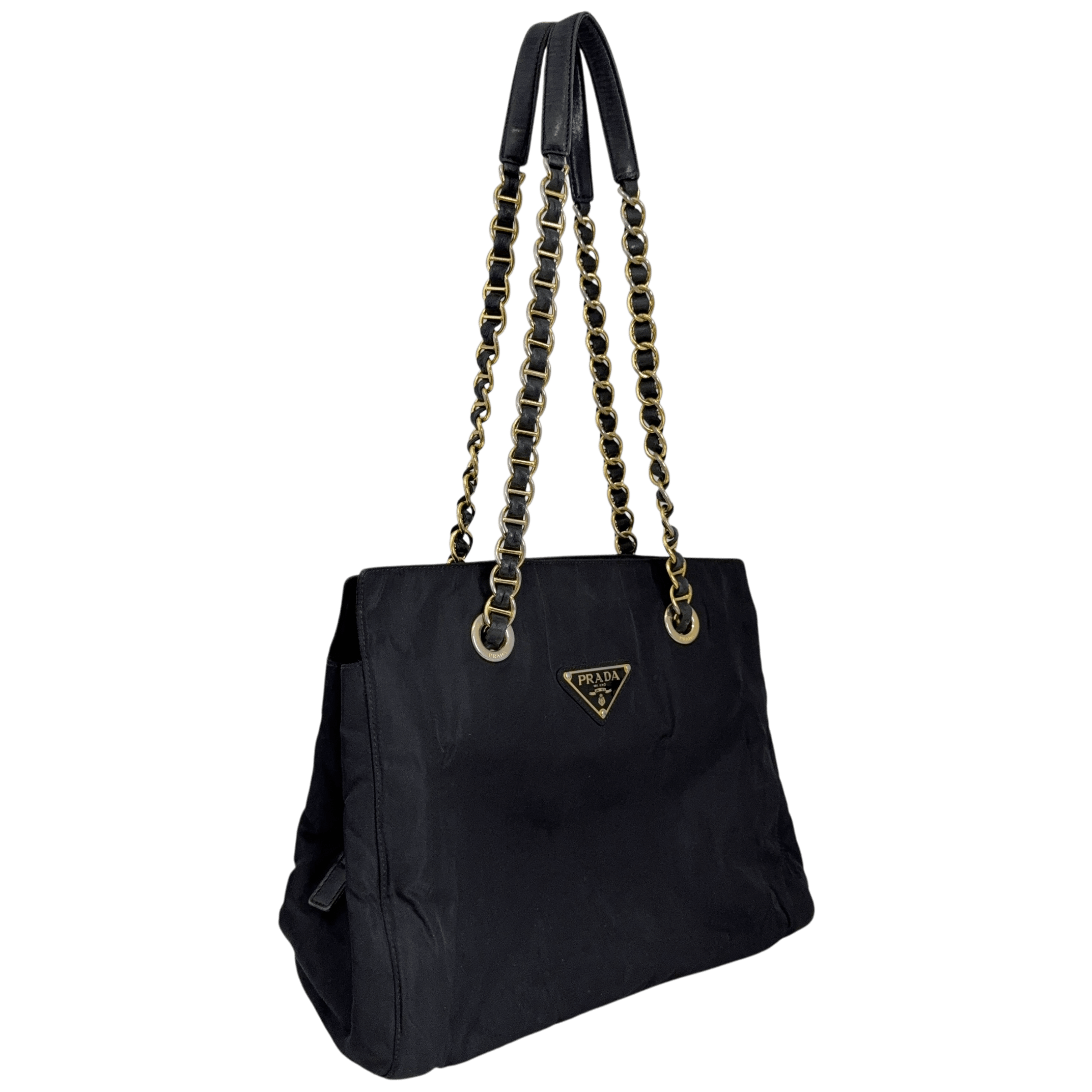 Nylon Chain Tote