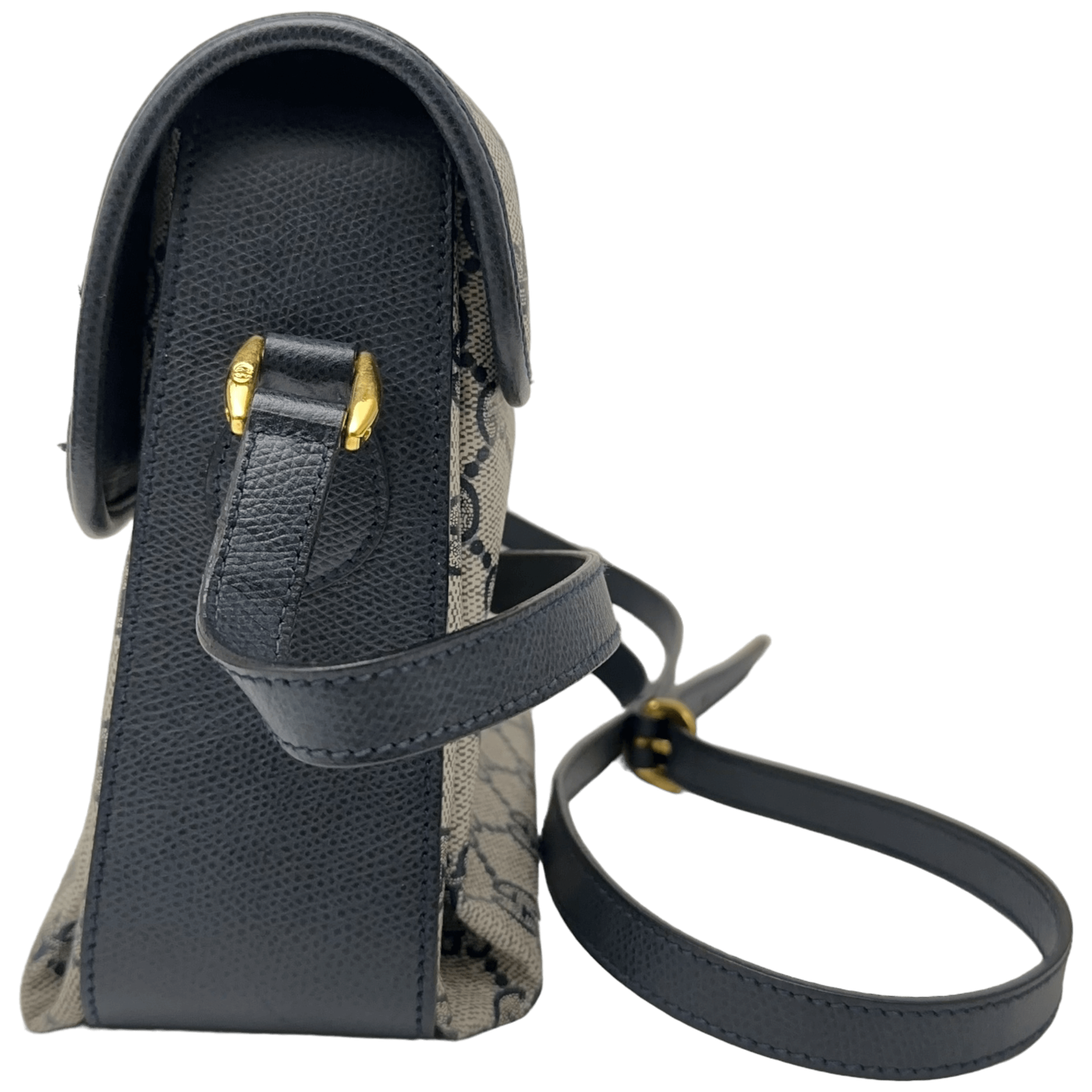 Navy GG Supreme Crossbody