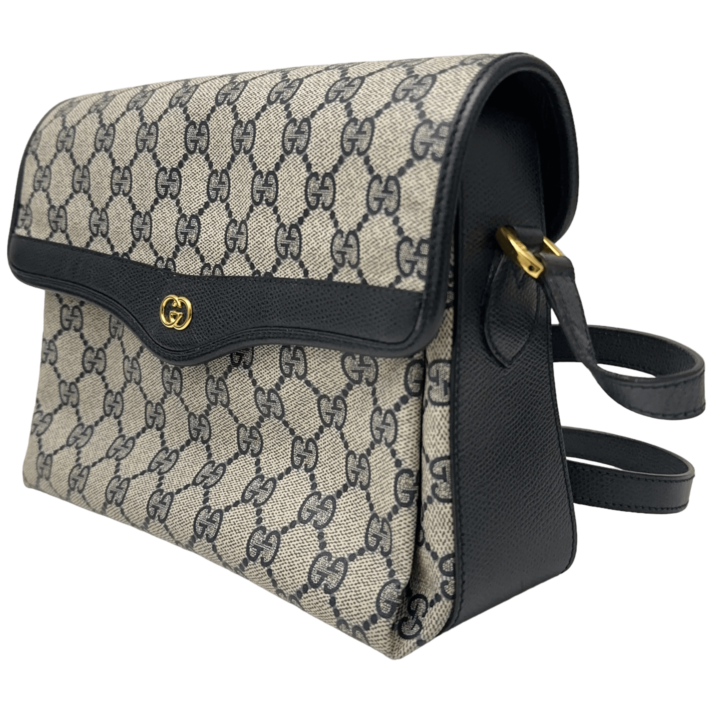 Navy GG Supreme Crossbody