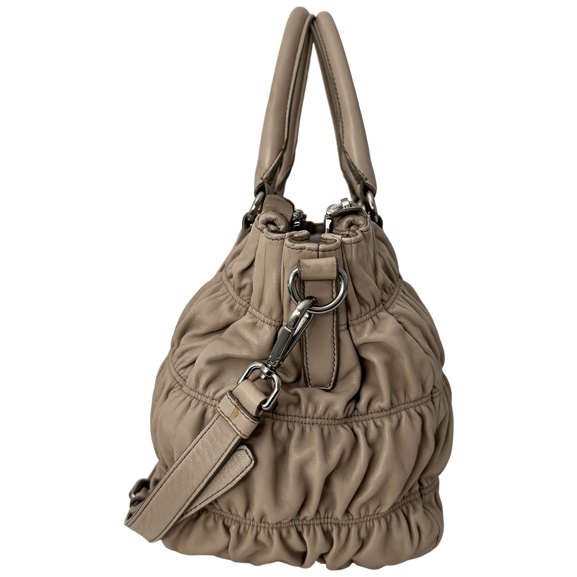Nappa Gaufre Leather Bag