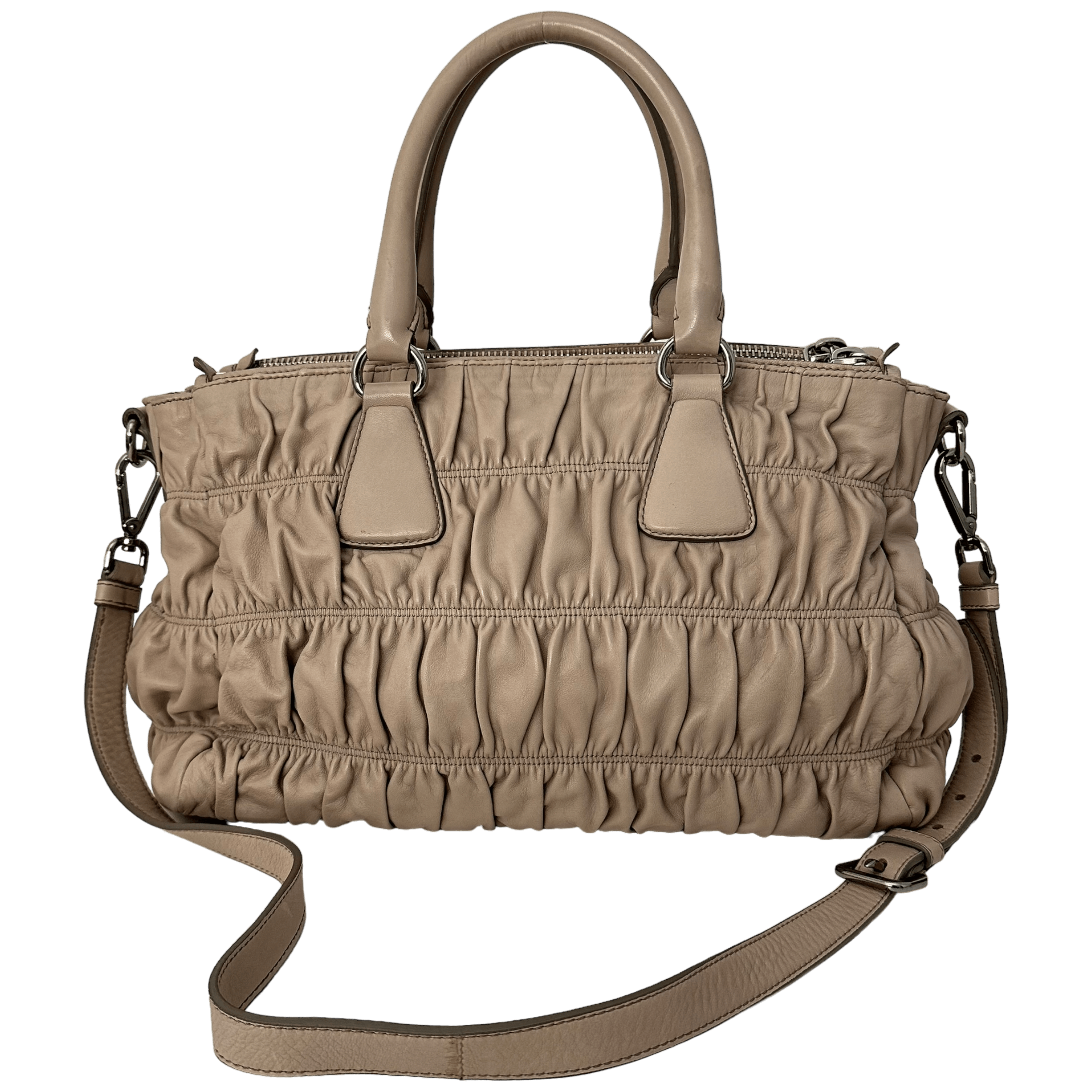 Nappa Gaufre Leather Bag