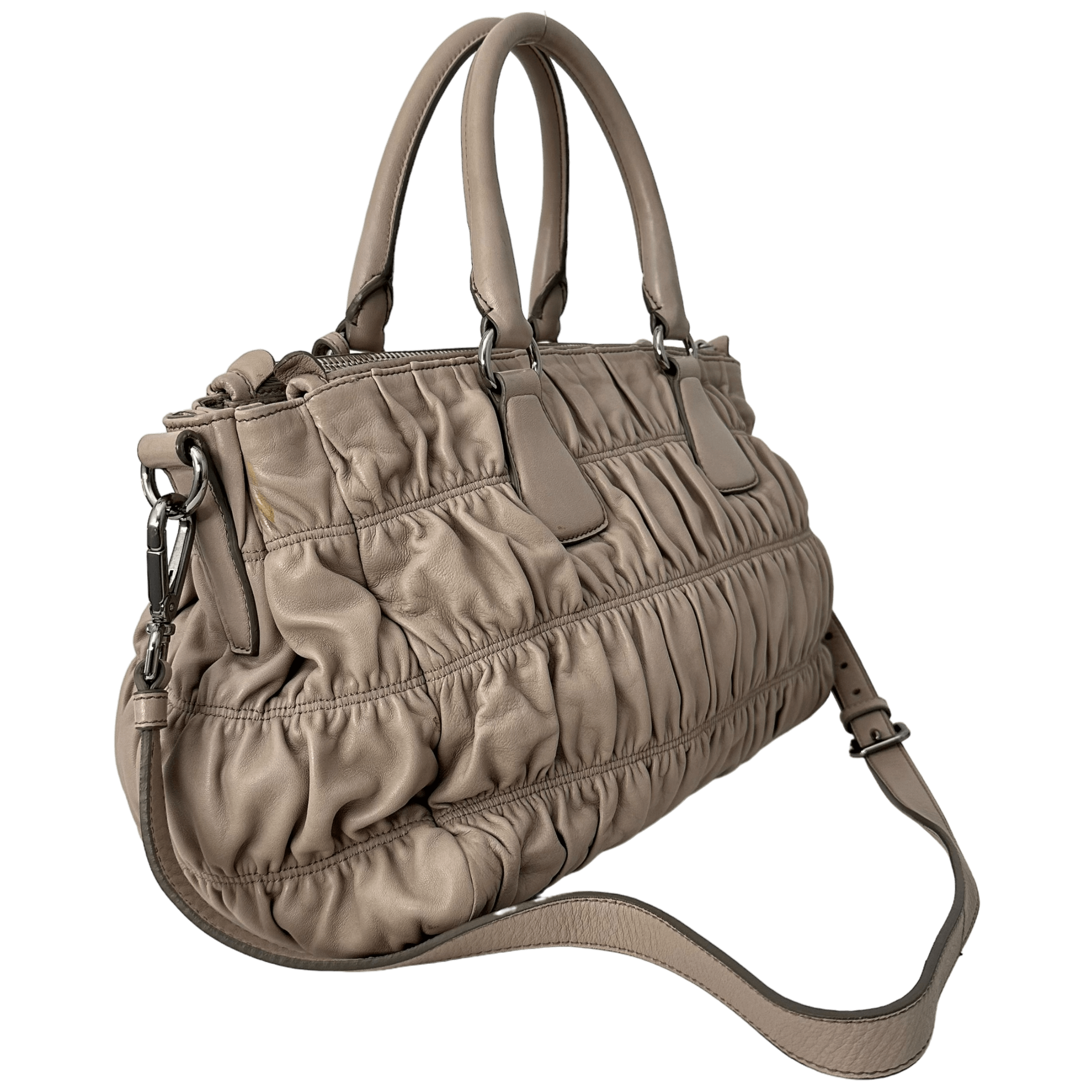 Nappa Gaufre Leather Bag