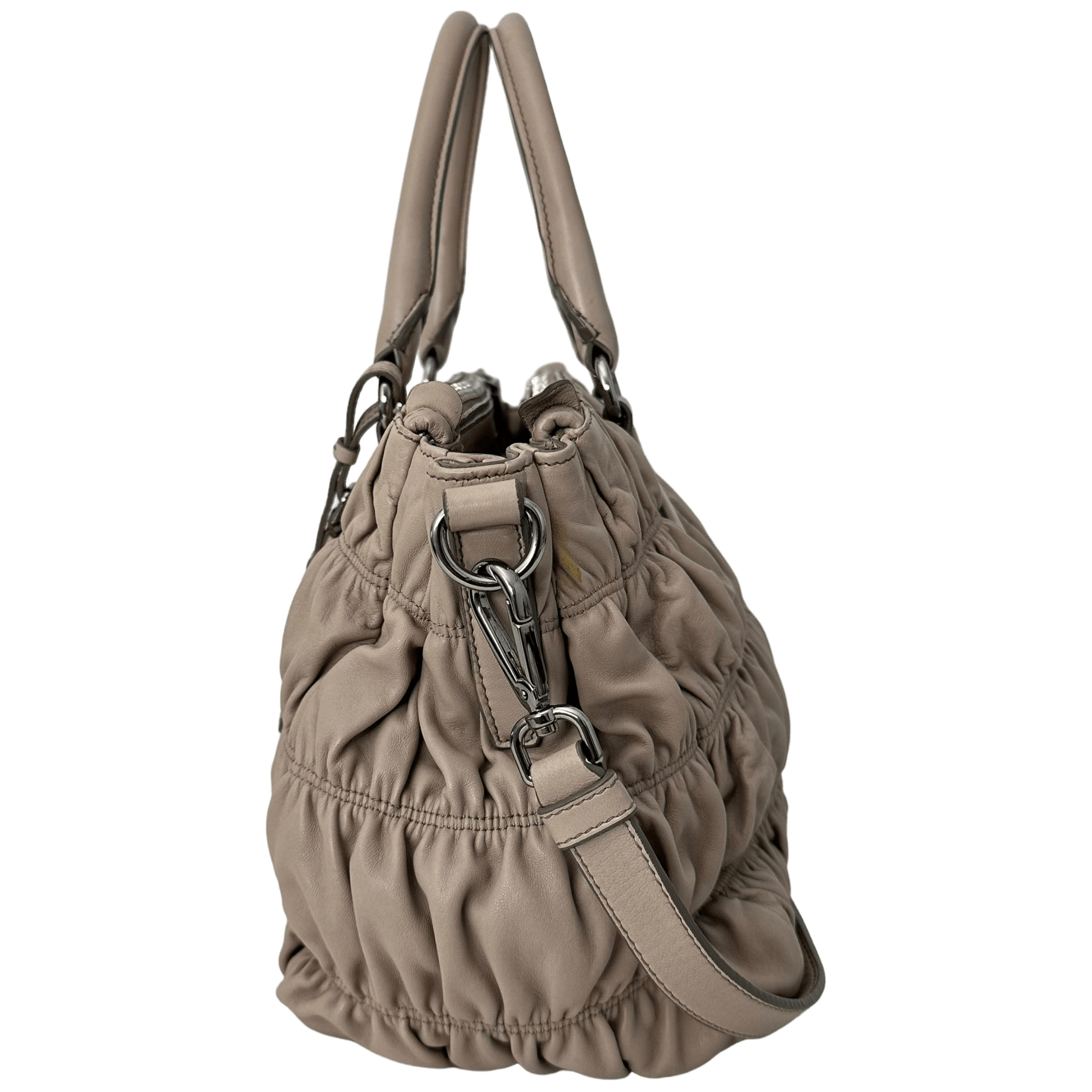 Nappa Gaufre Leather Bag