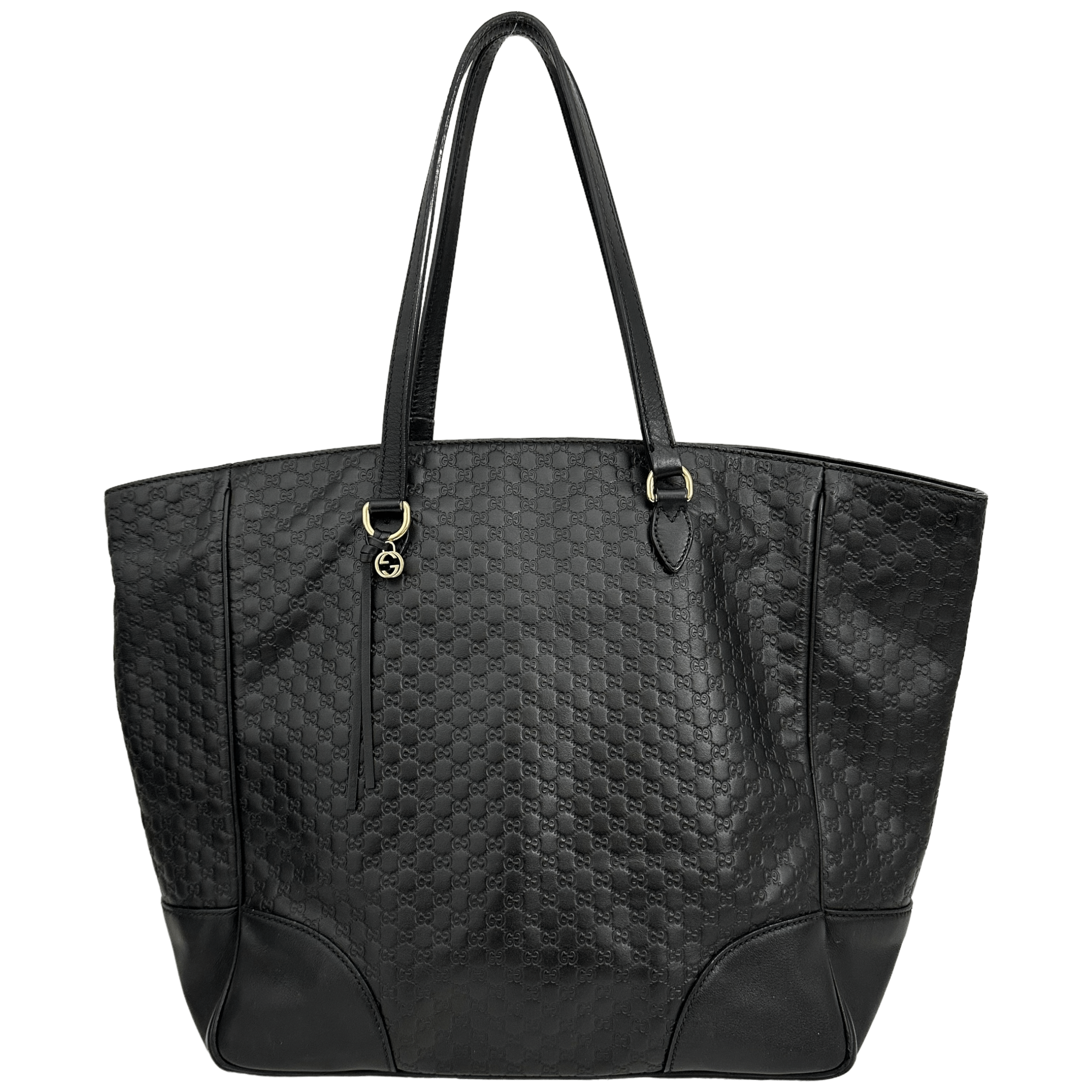 Black Microguccisima Tote