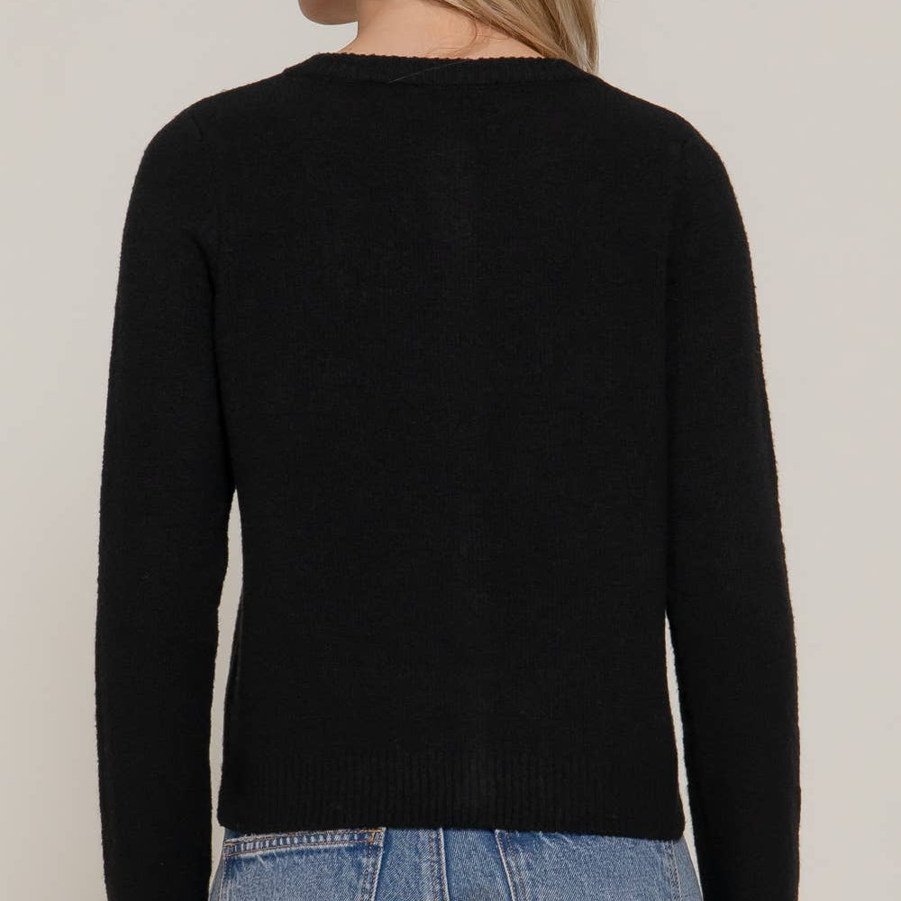 Pearl Embellished Cardigan