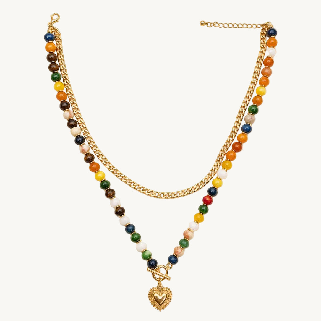 Multi Layer Beaded Necklaces