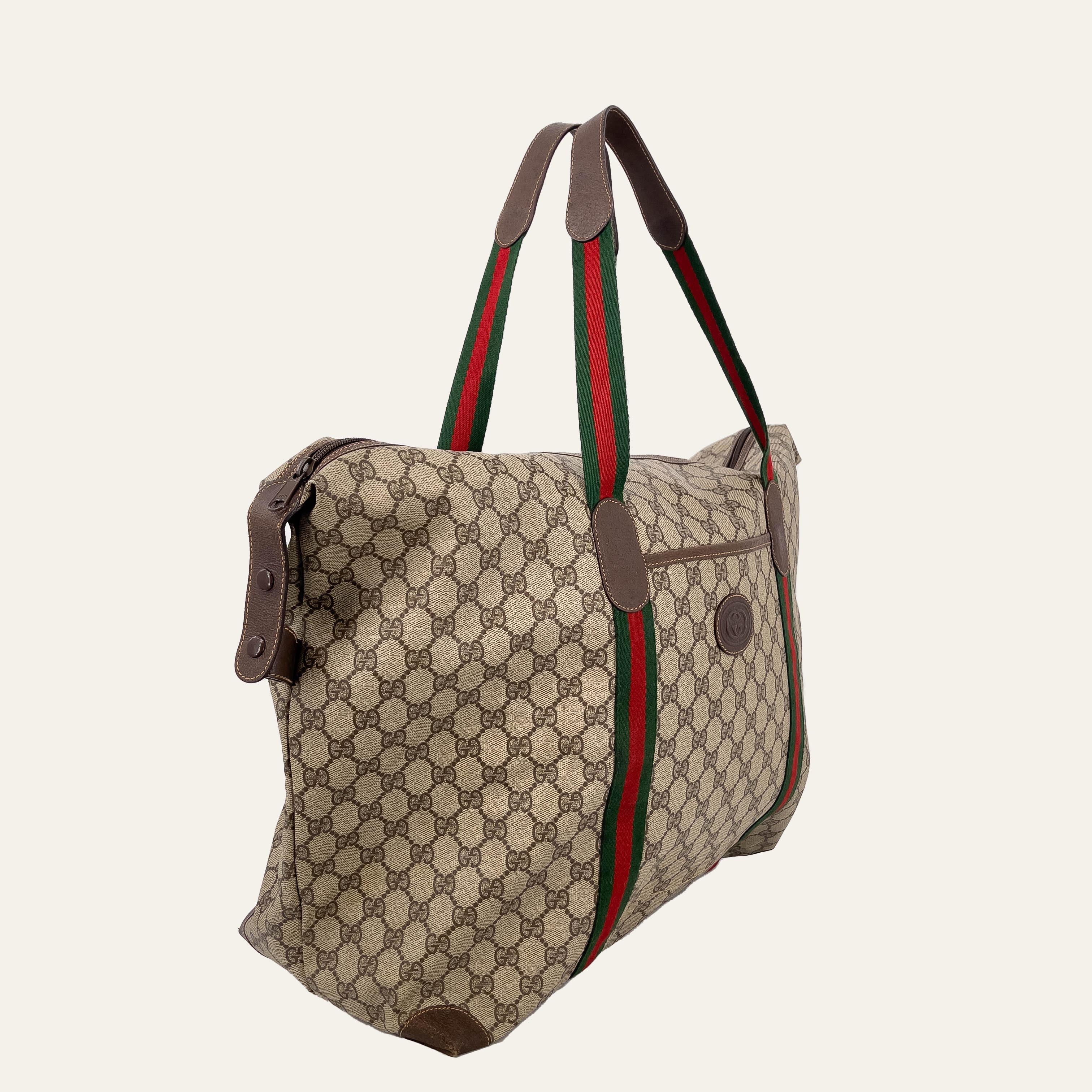 GG Web Extra Large Travel Bag
