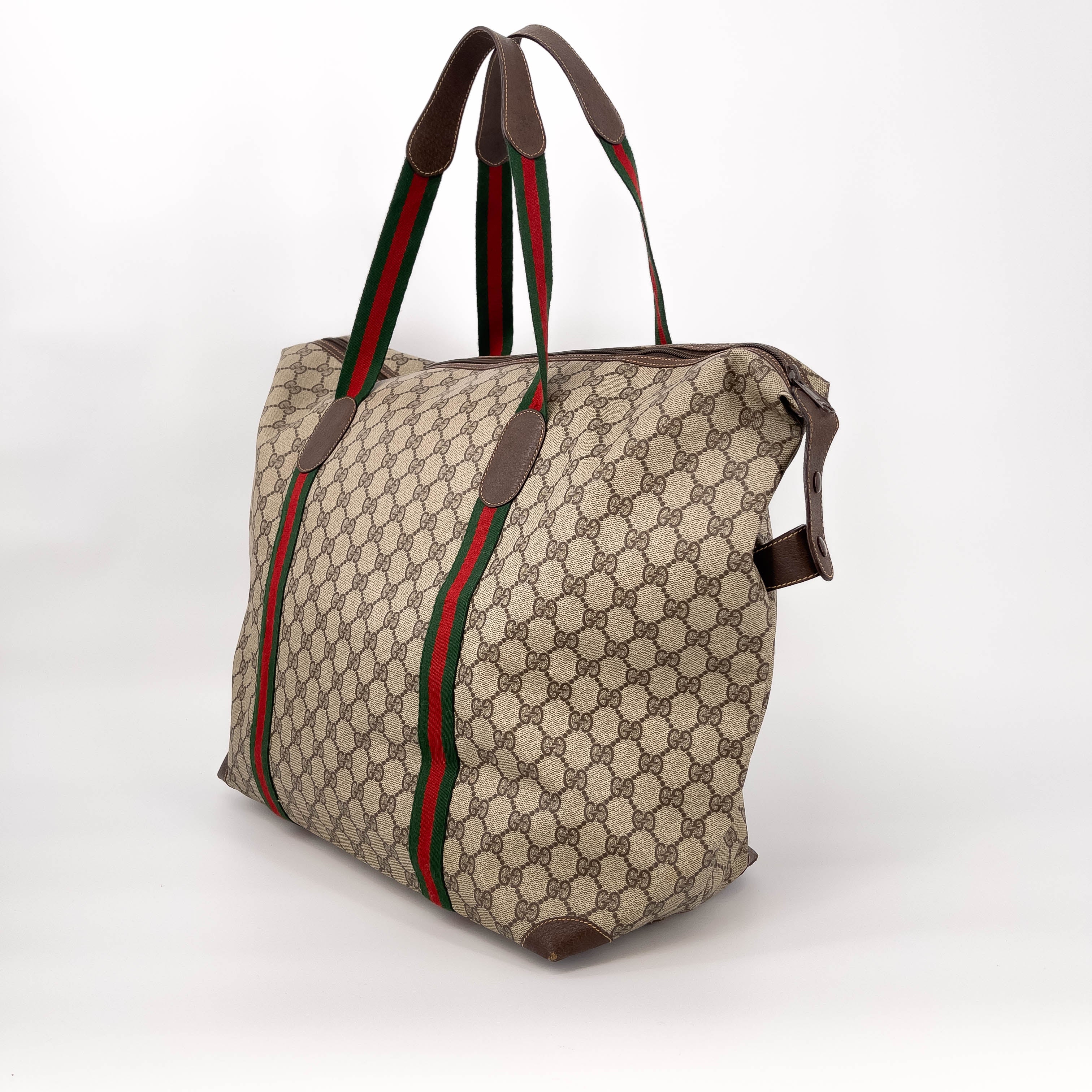 GG Web Extra Large Travel Bag