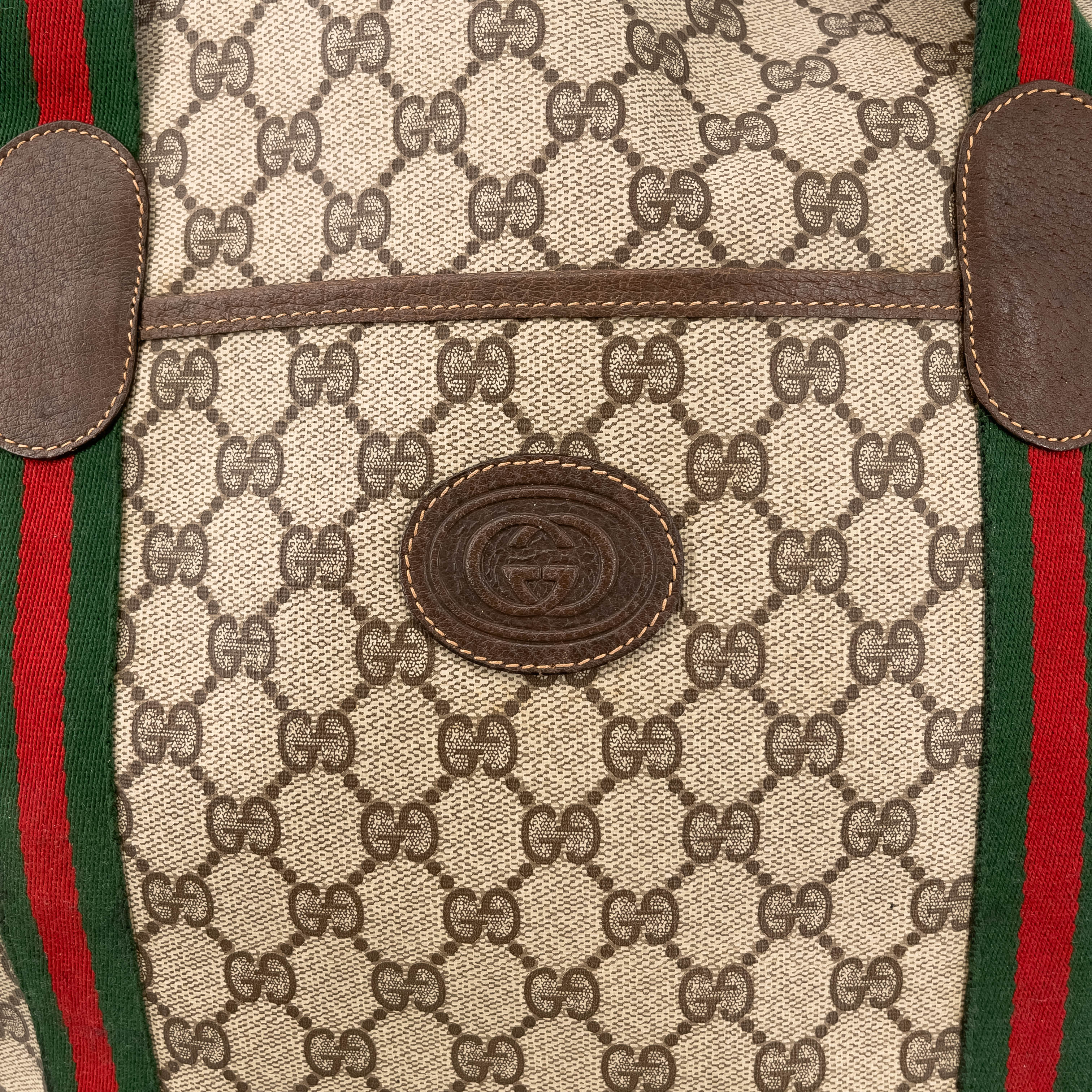 GG Web Extra Large Travel Bag