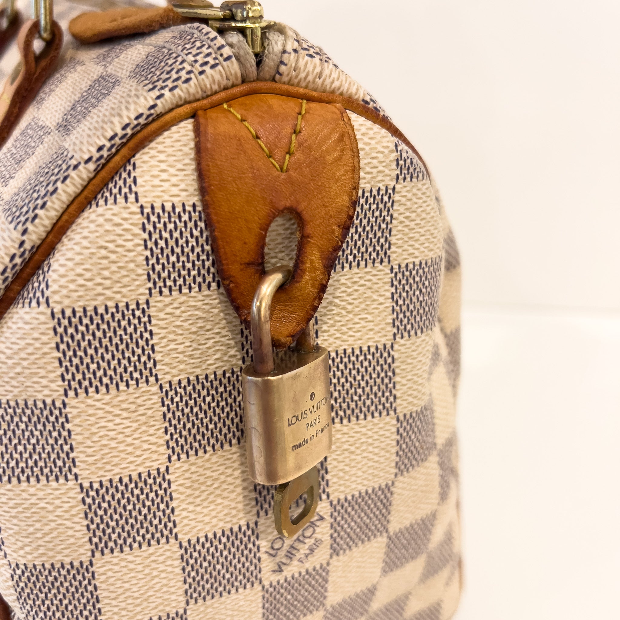 Speedy 25 Damier Azur