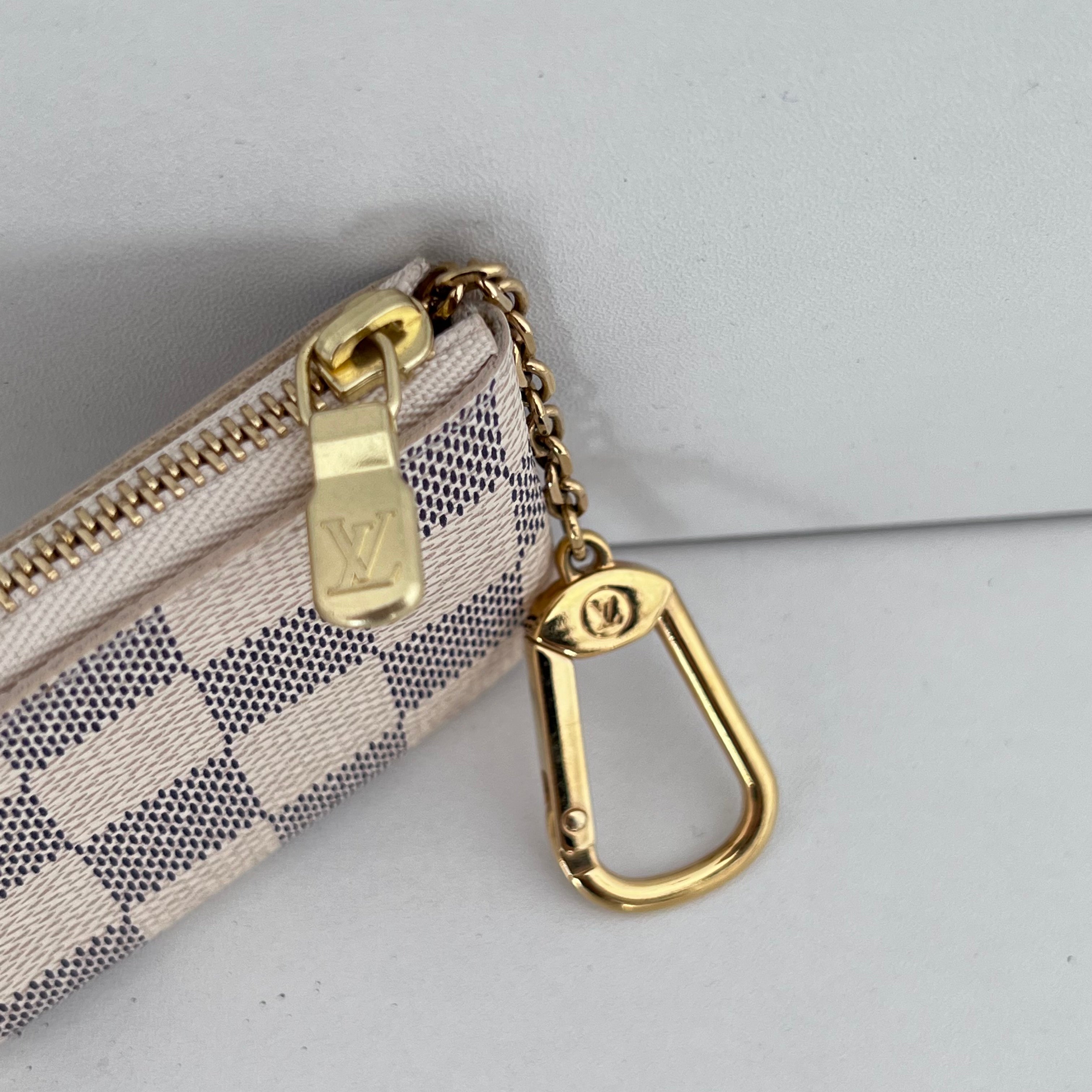 Damier Azur Card/Coin Holder