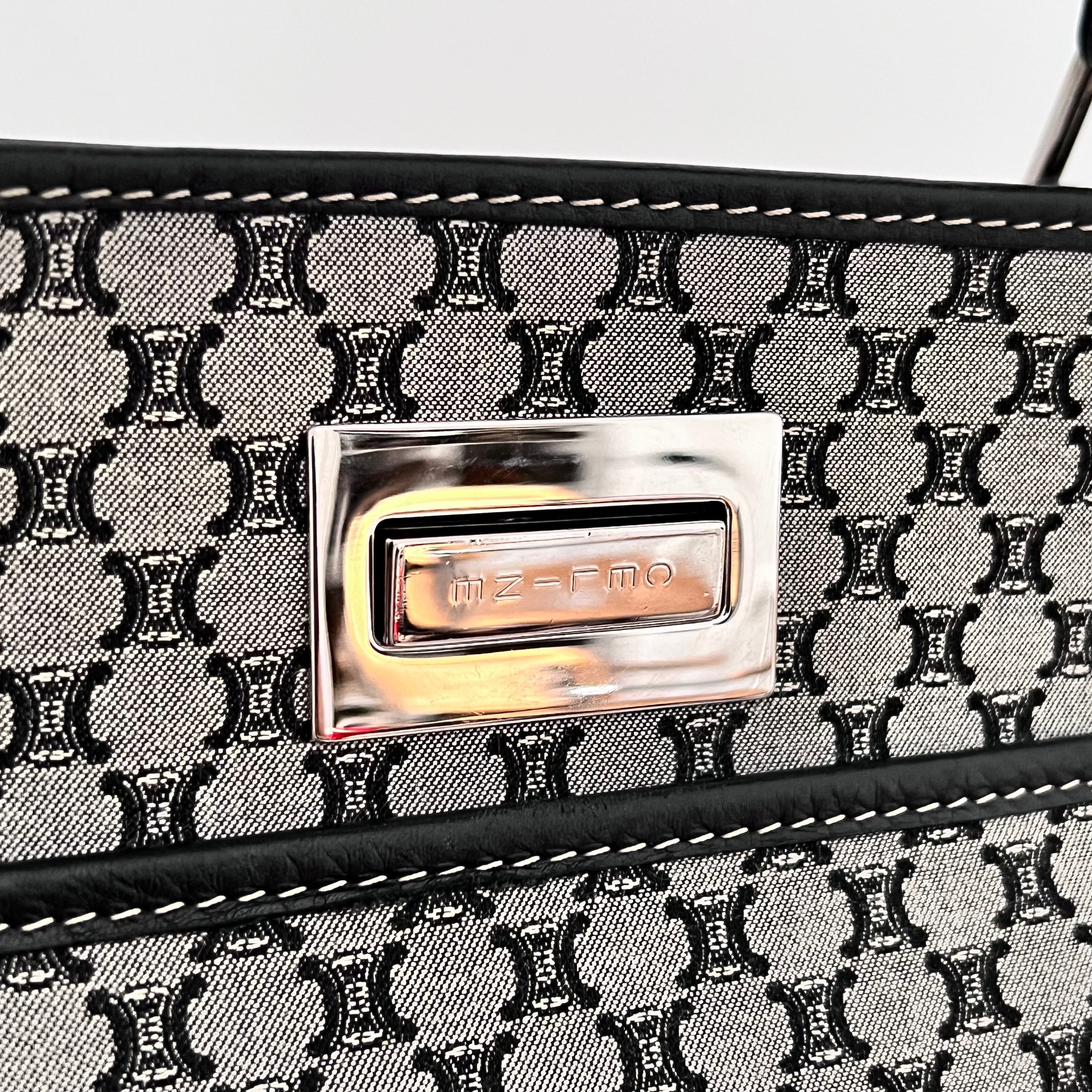 Navy Macadam Mini Tote