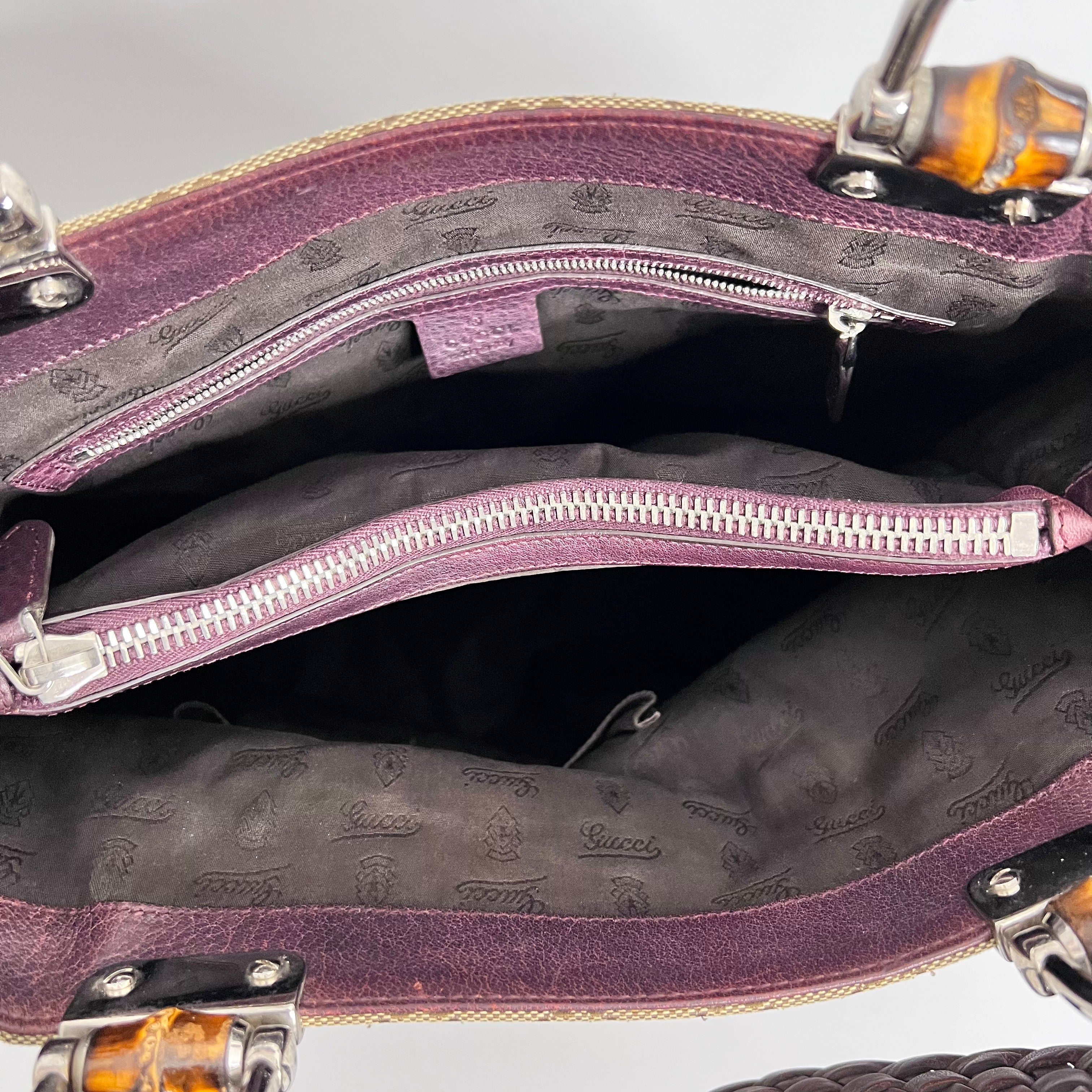 Braided Bamboo Tote