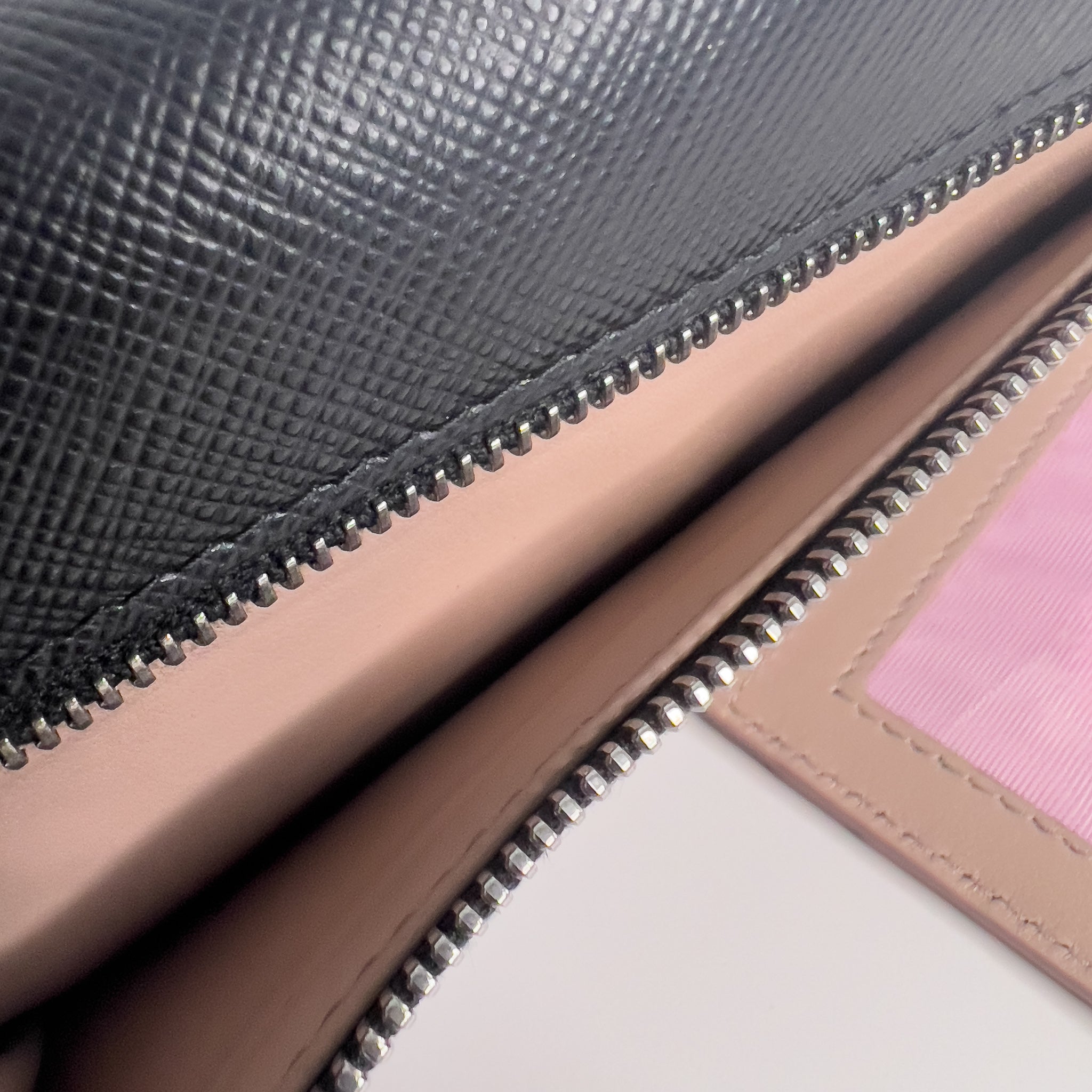 Black Saffiano Long Wallet