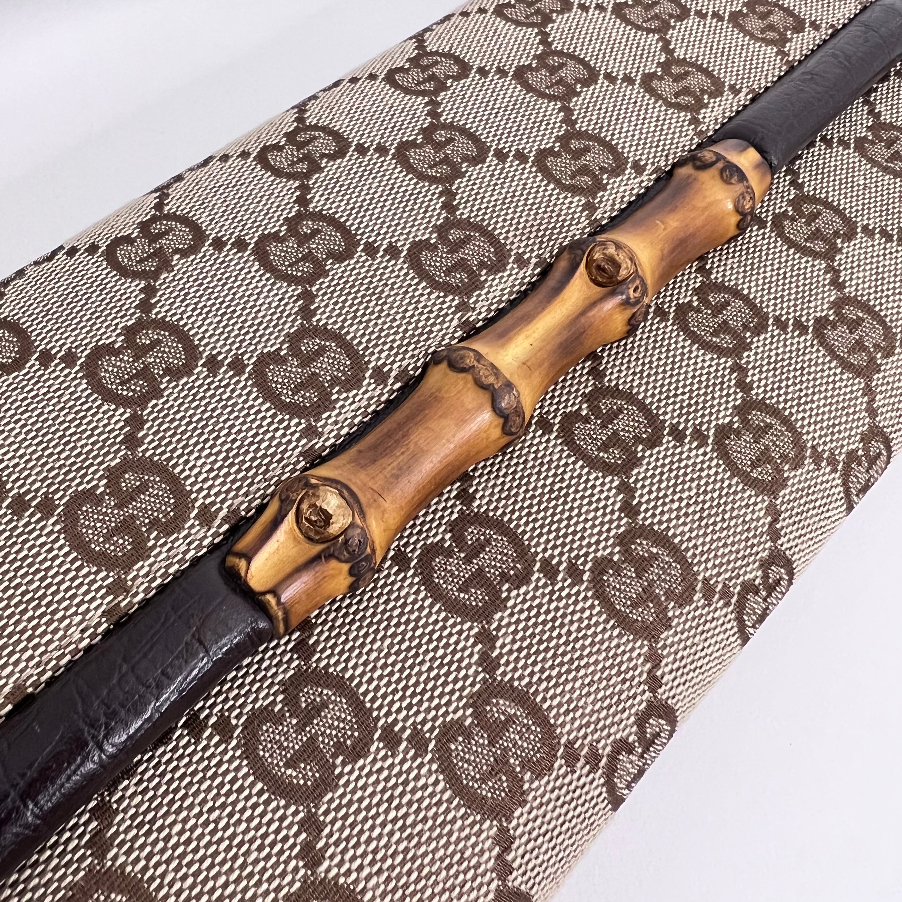 GG Canvas Bamboo Bar Crossbody