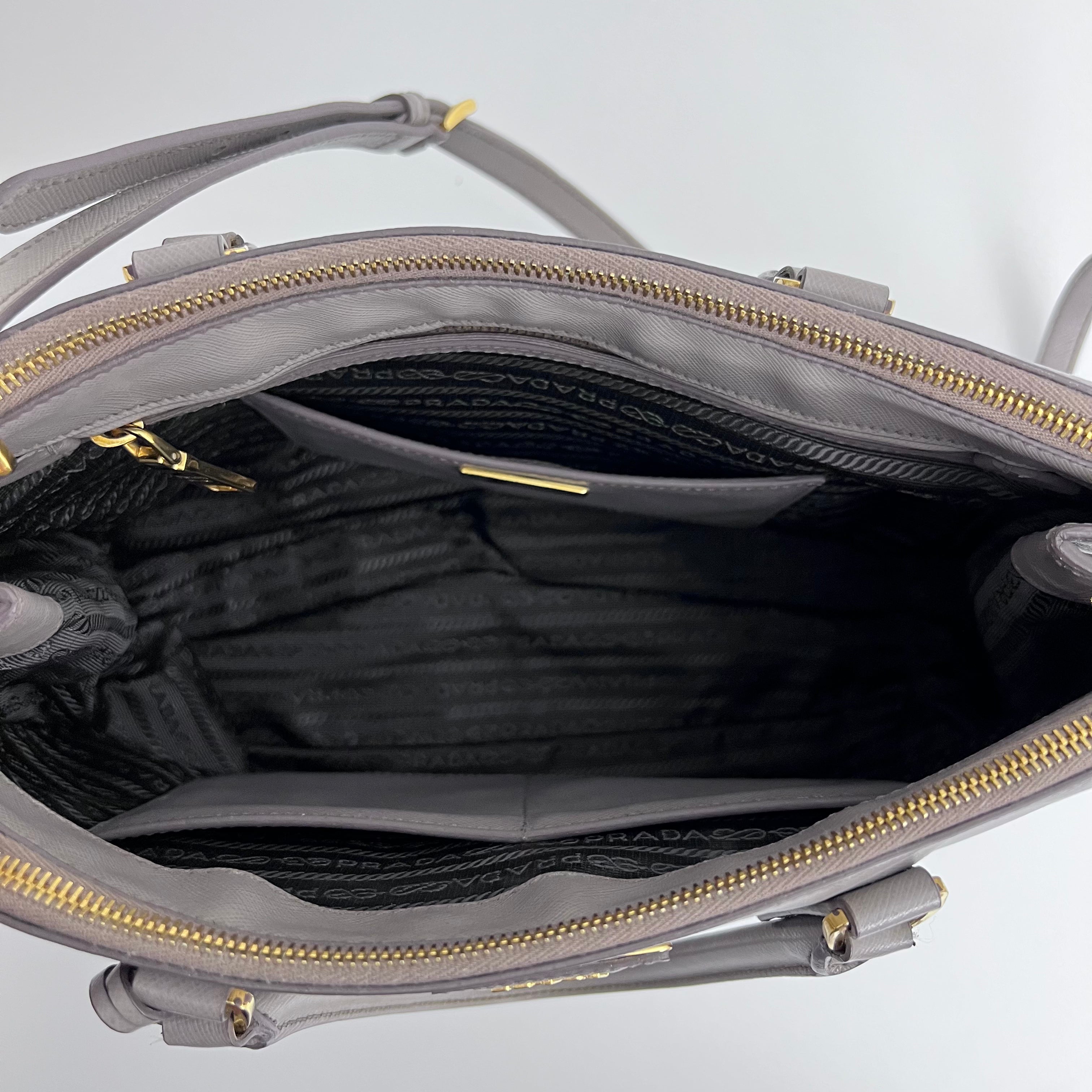 Medium Saffiano Lux Galleria Tote
