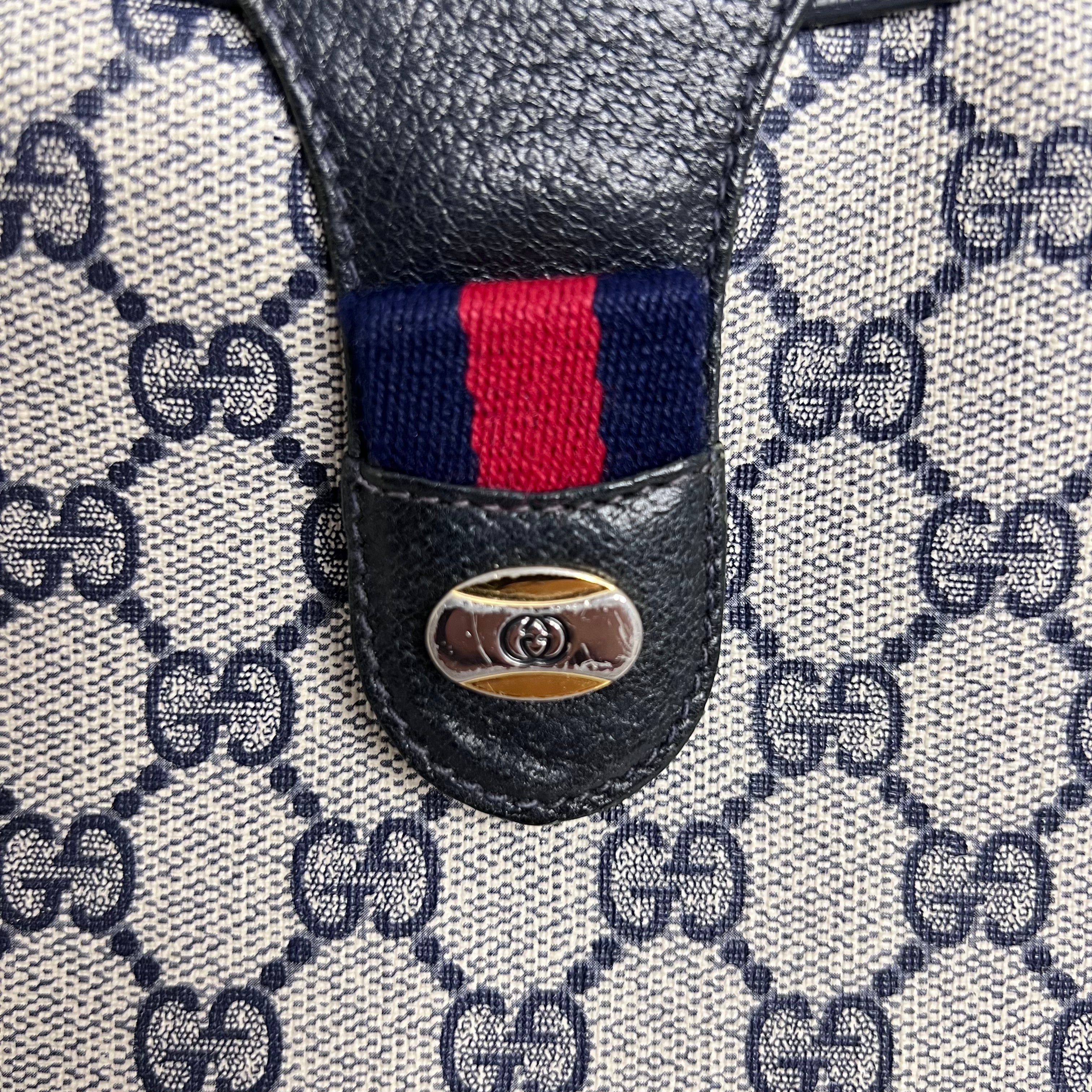 Navy Supreme Fold Snap Crossbody