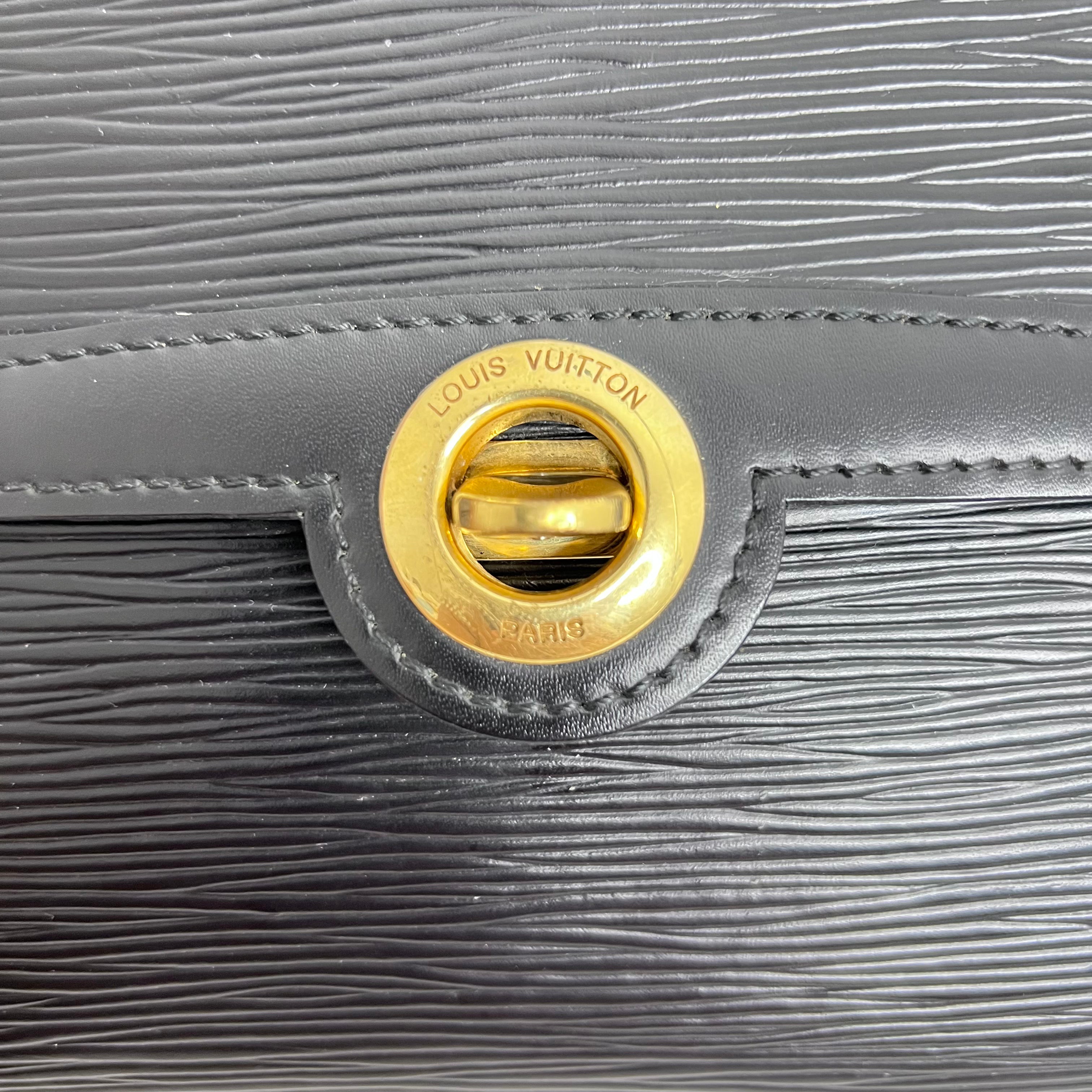 Black Epi Archie Clutch Bag