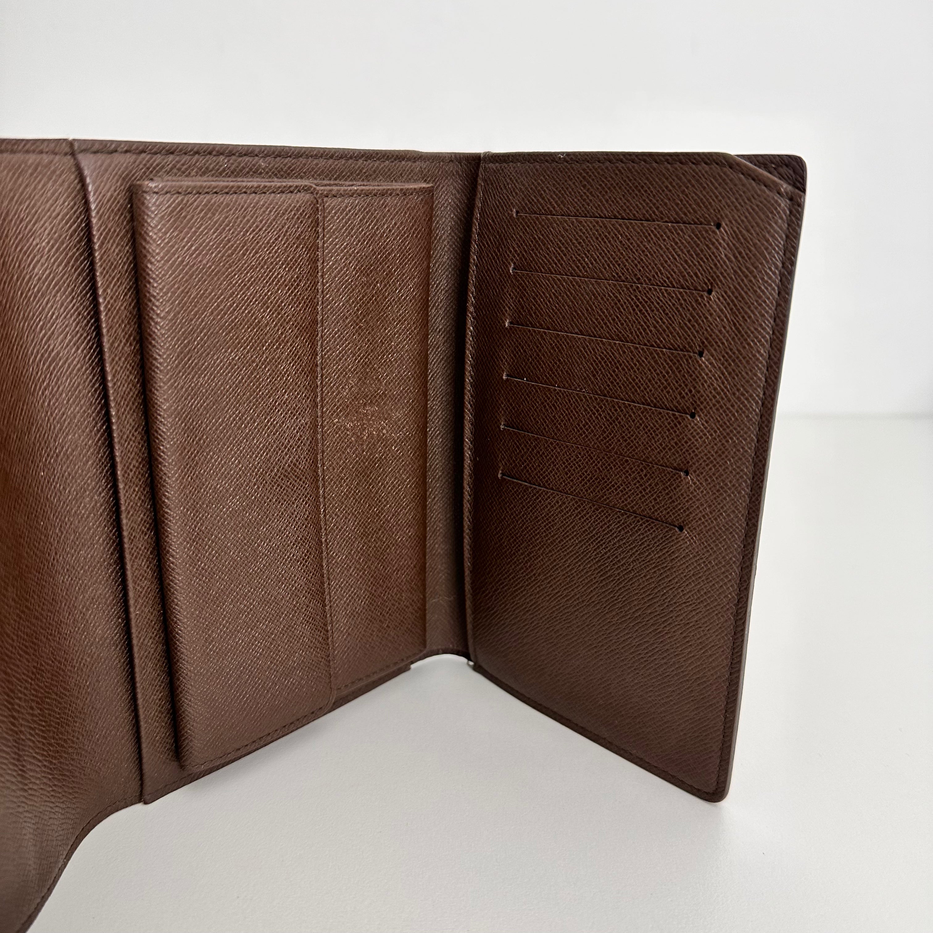 Damier Ebene Travel Wallet