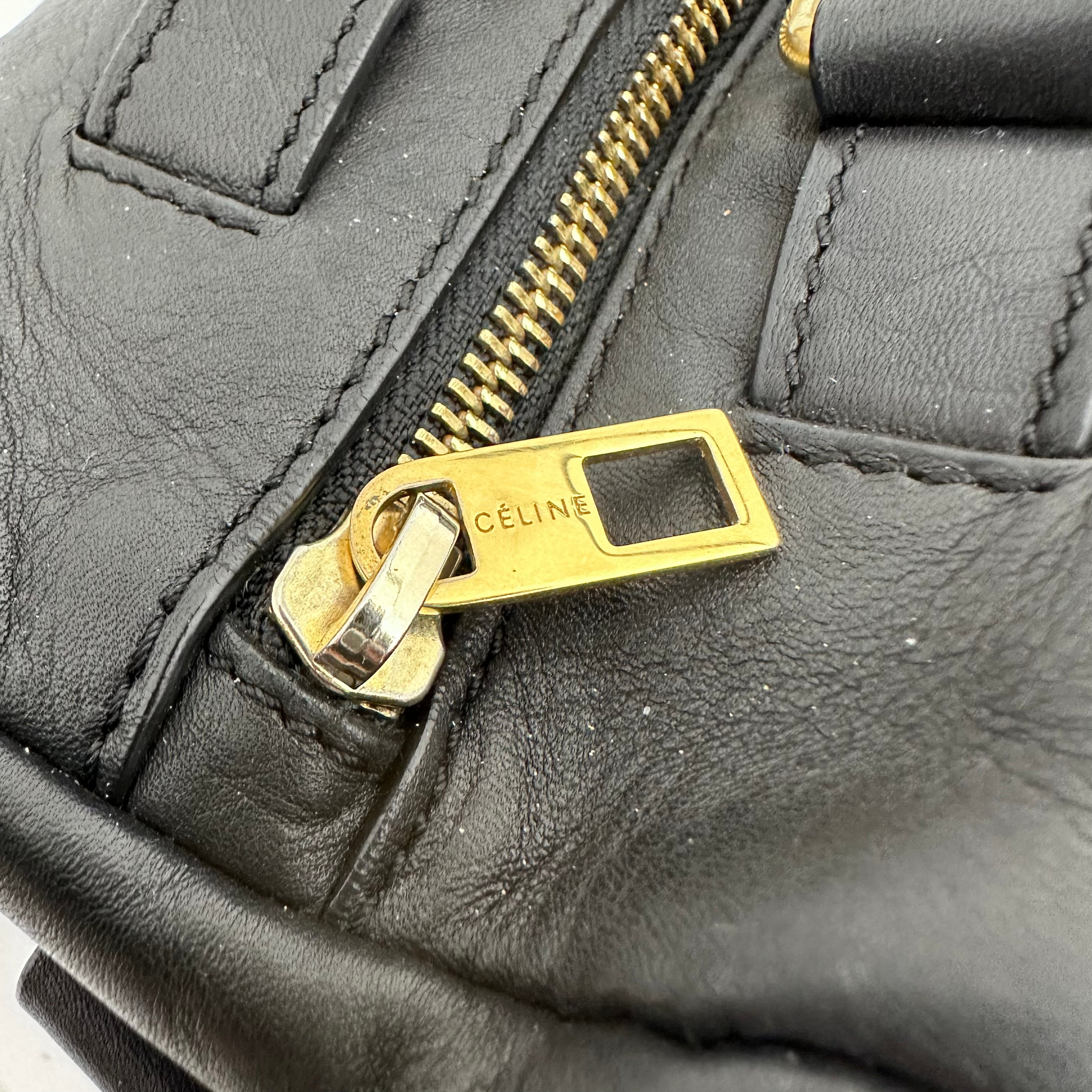 Vintage Top Handle Leather Bag