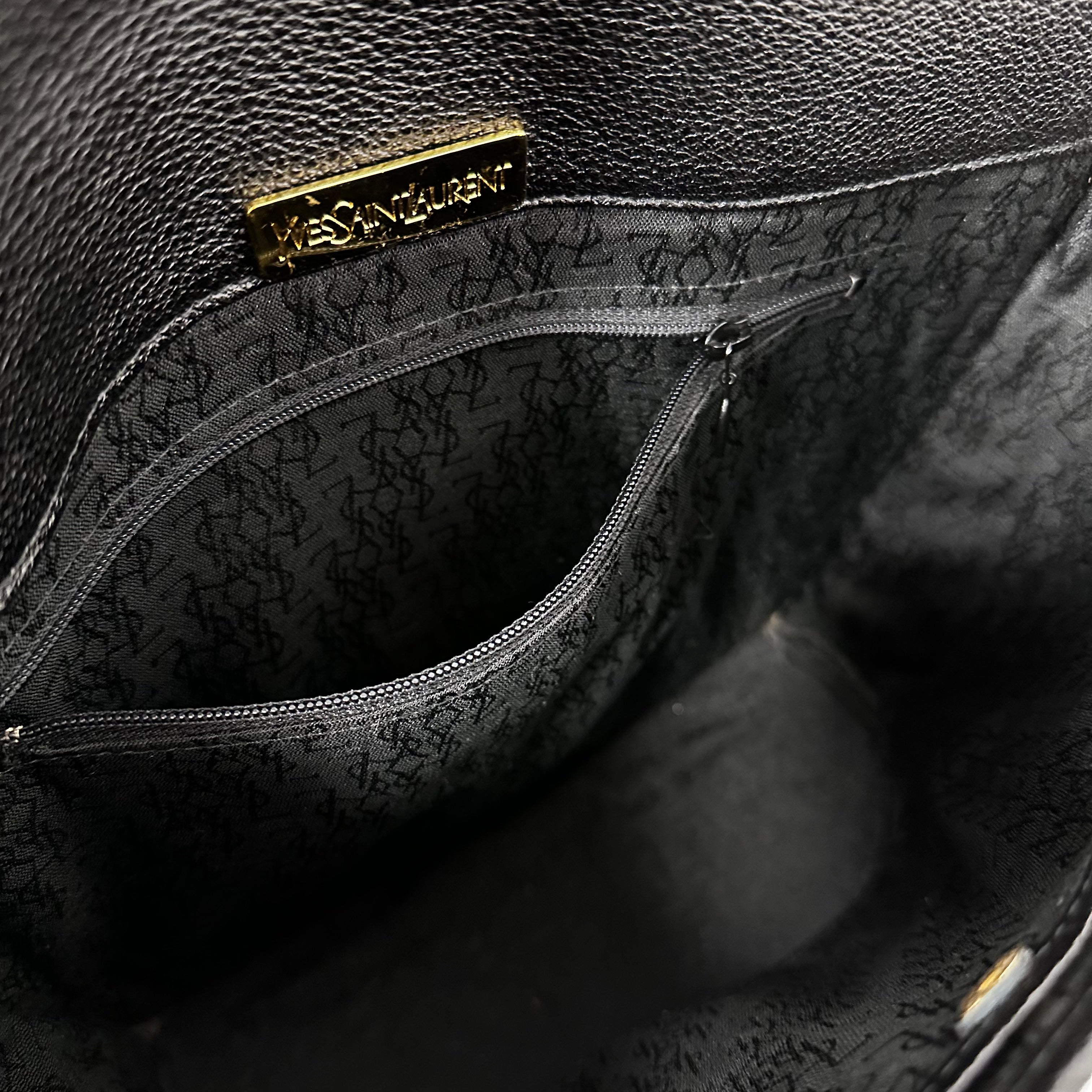 Black YSL Crossbody