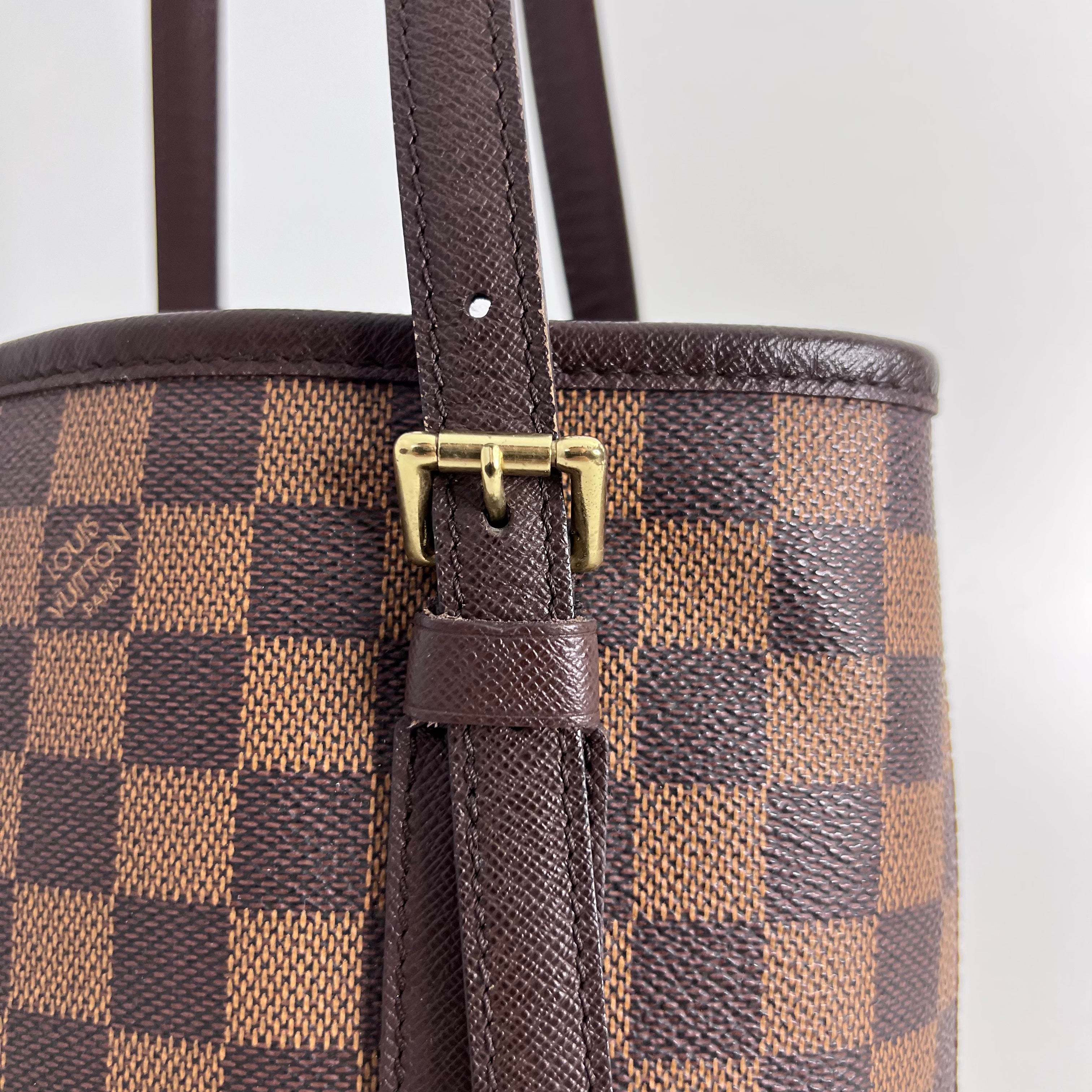 Damier Ebene Marais Petit Bucket Bag
