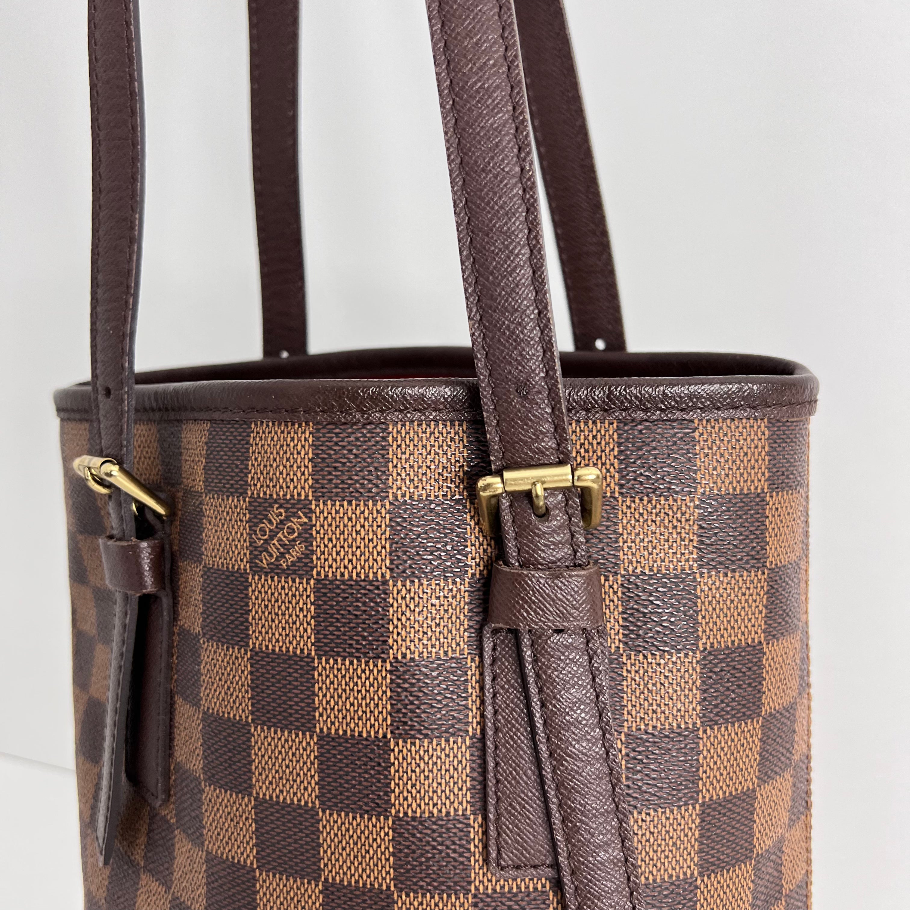Damier Ebene Marais Petit Bucket Bag