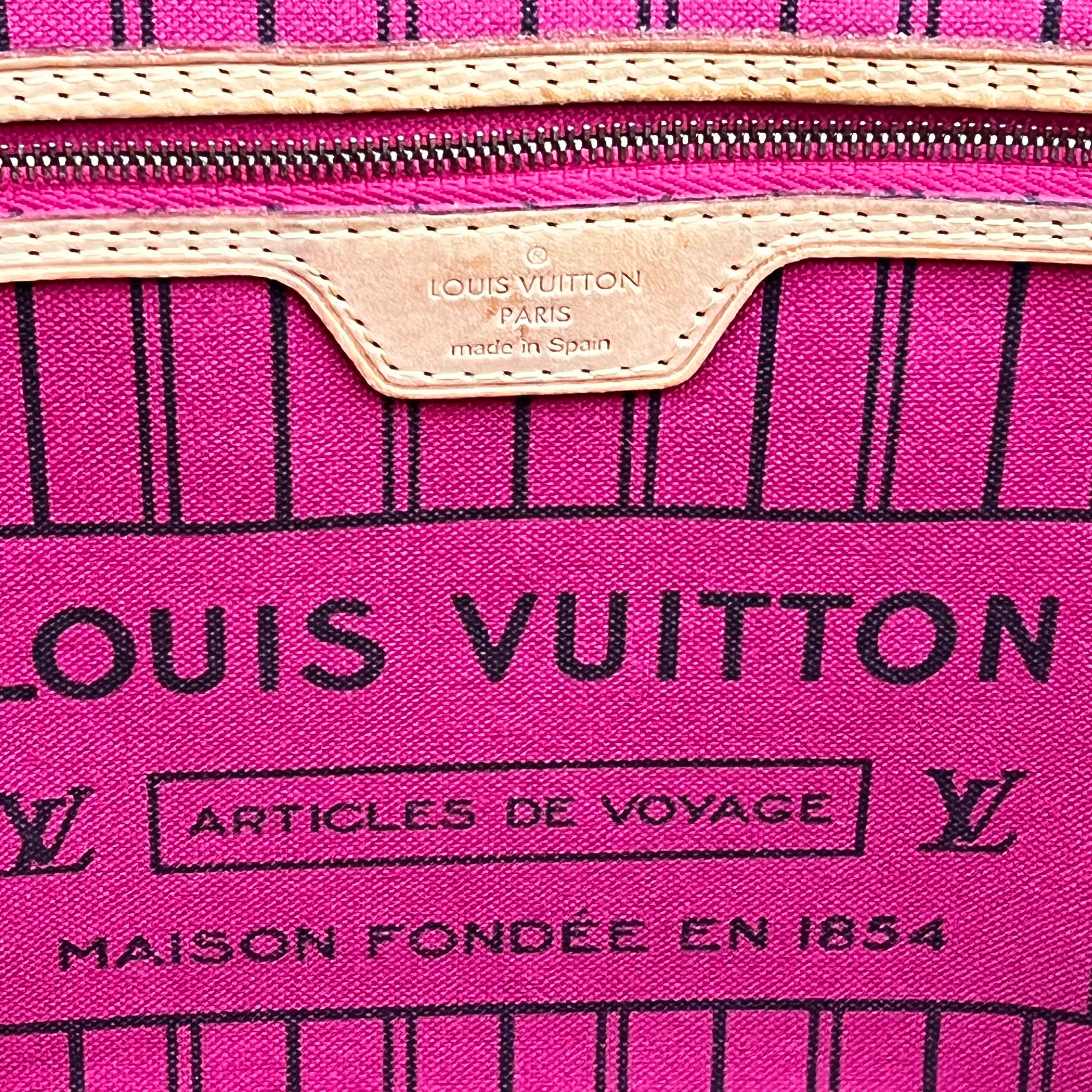 Monogram Neverfull MM - Peony