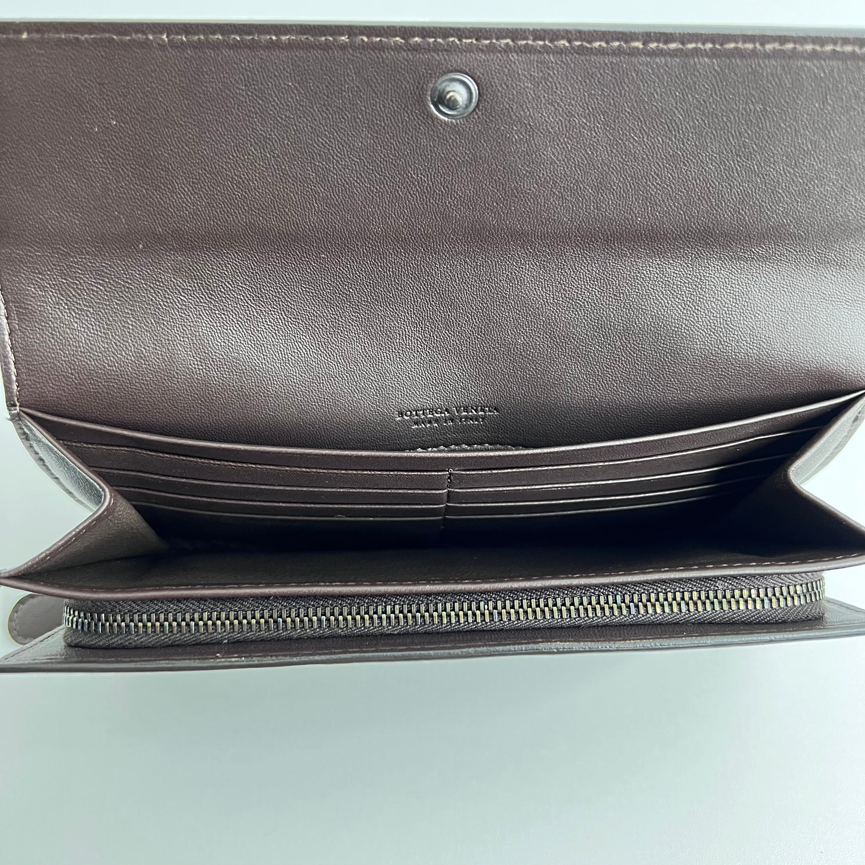 Intrecciato Continental Long Wallet