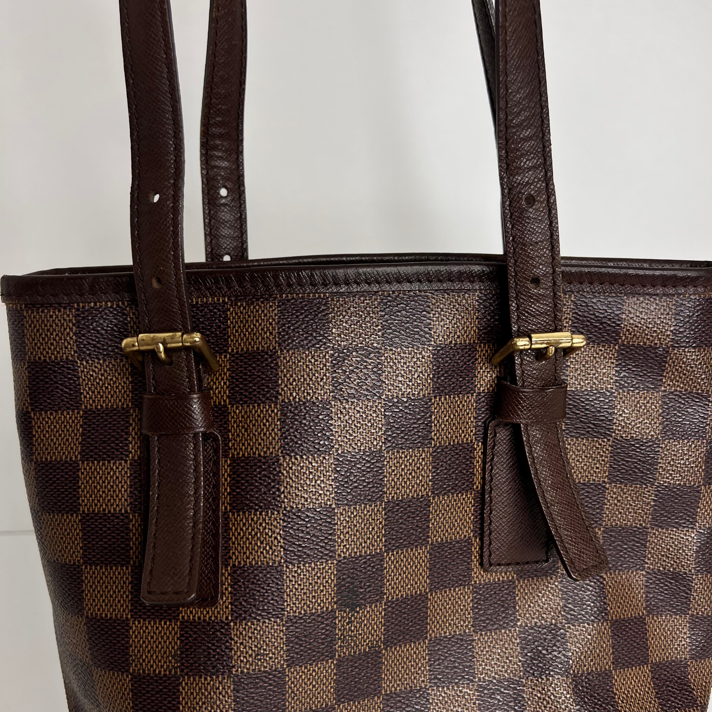 Damier Ebene Marais Bucket Bag