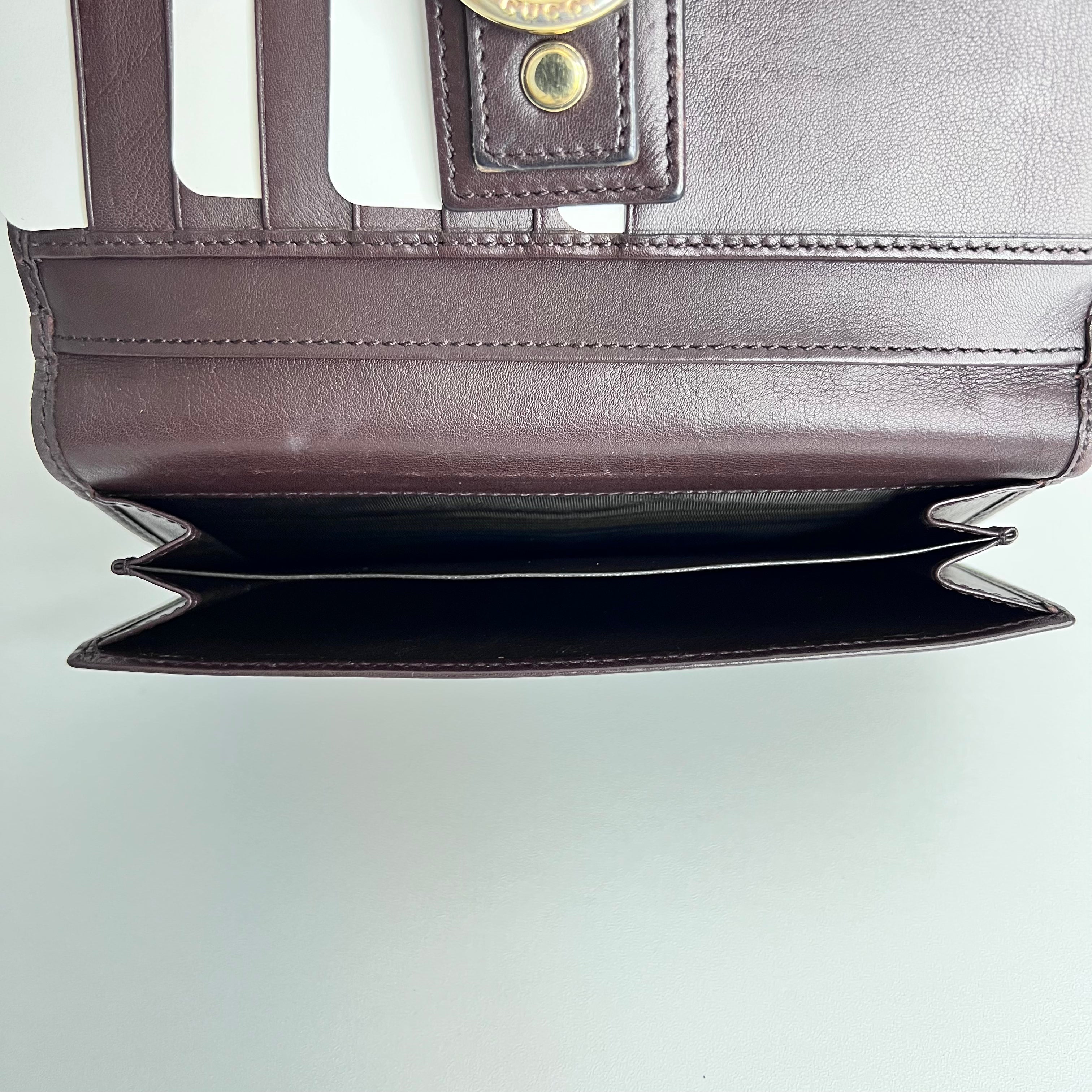 Brown GG Guccisima Wallet