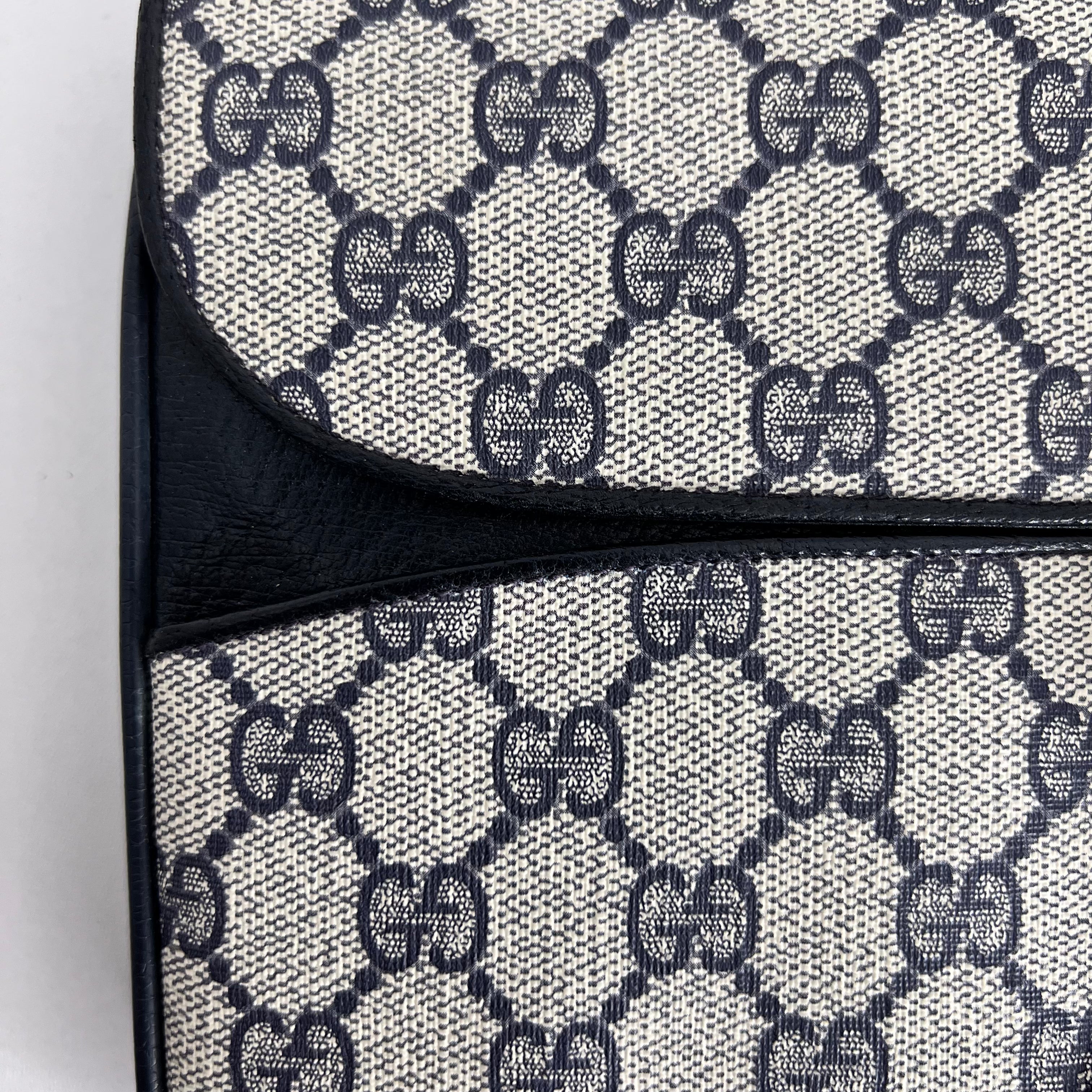 GG Web Supreme Navy Crossbody