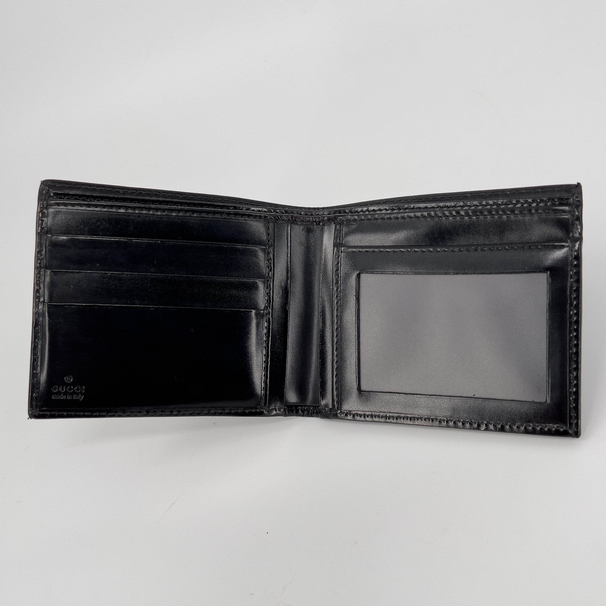 GG Web Black Men's Wallet