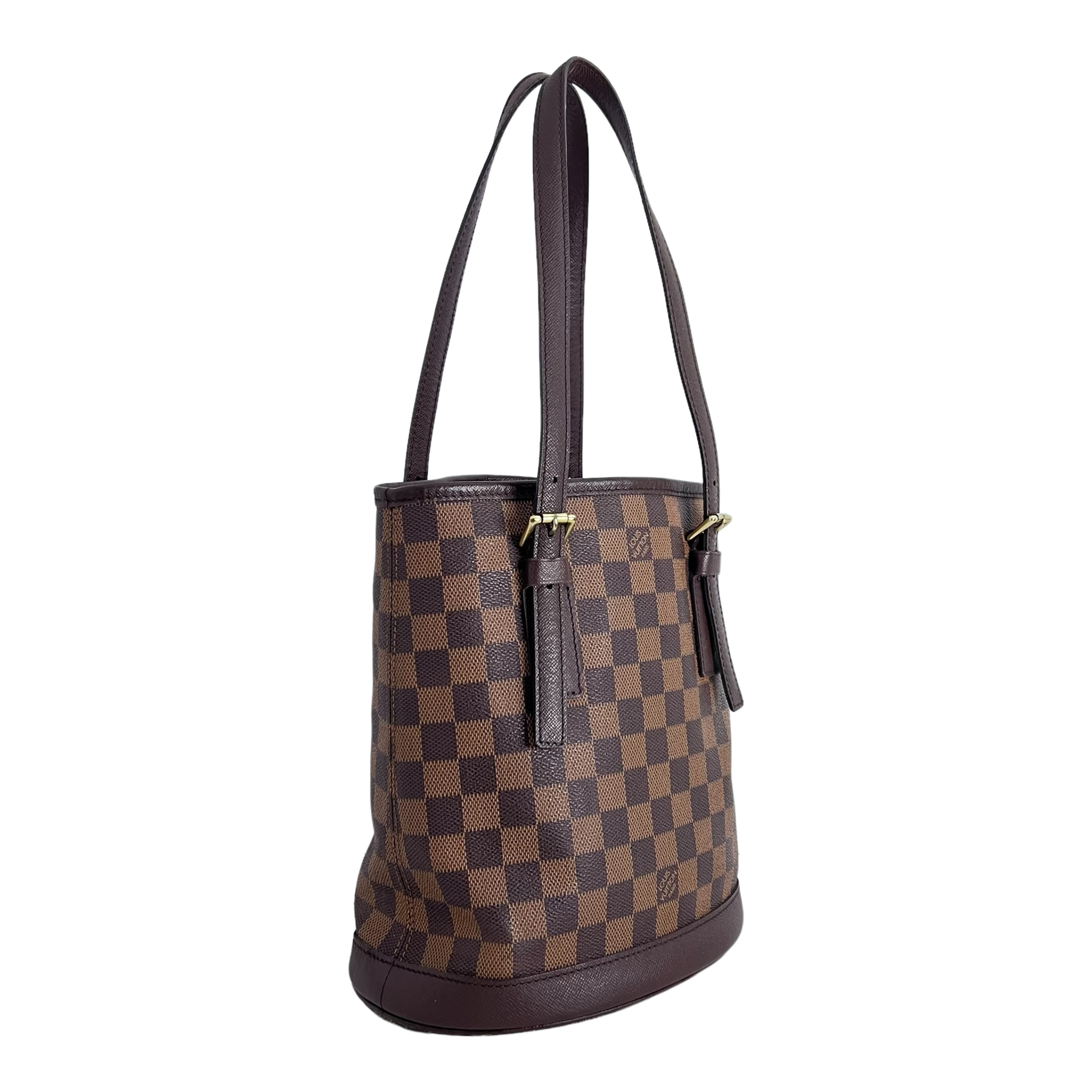 Damier Ebene Marais Petit Bucket Bag