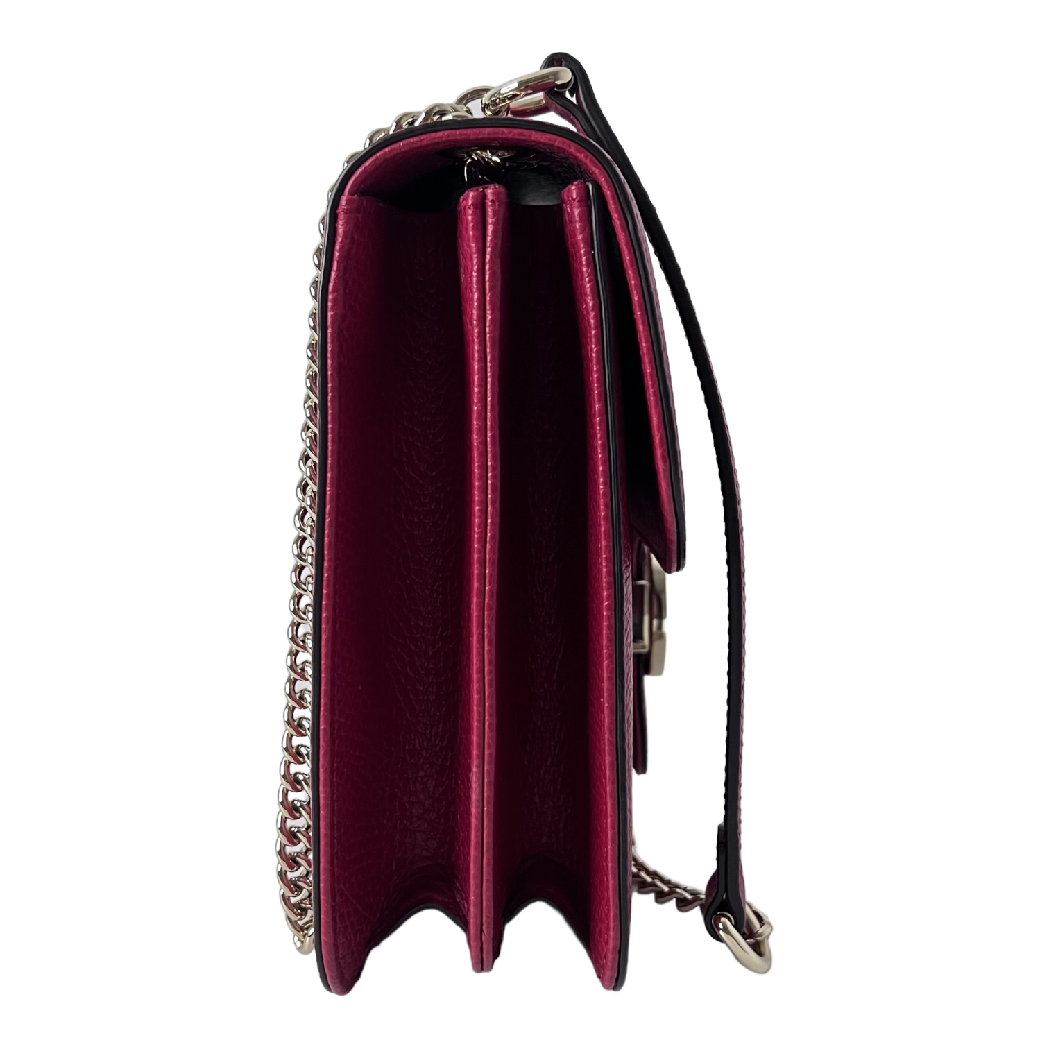 Red Interlocking GG Shoulder Bag