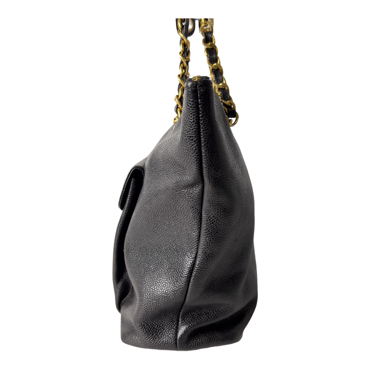 Vintage Caviar CC Turn-lock Tote
