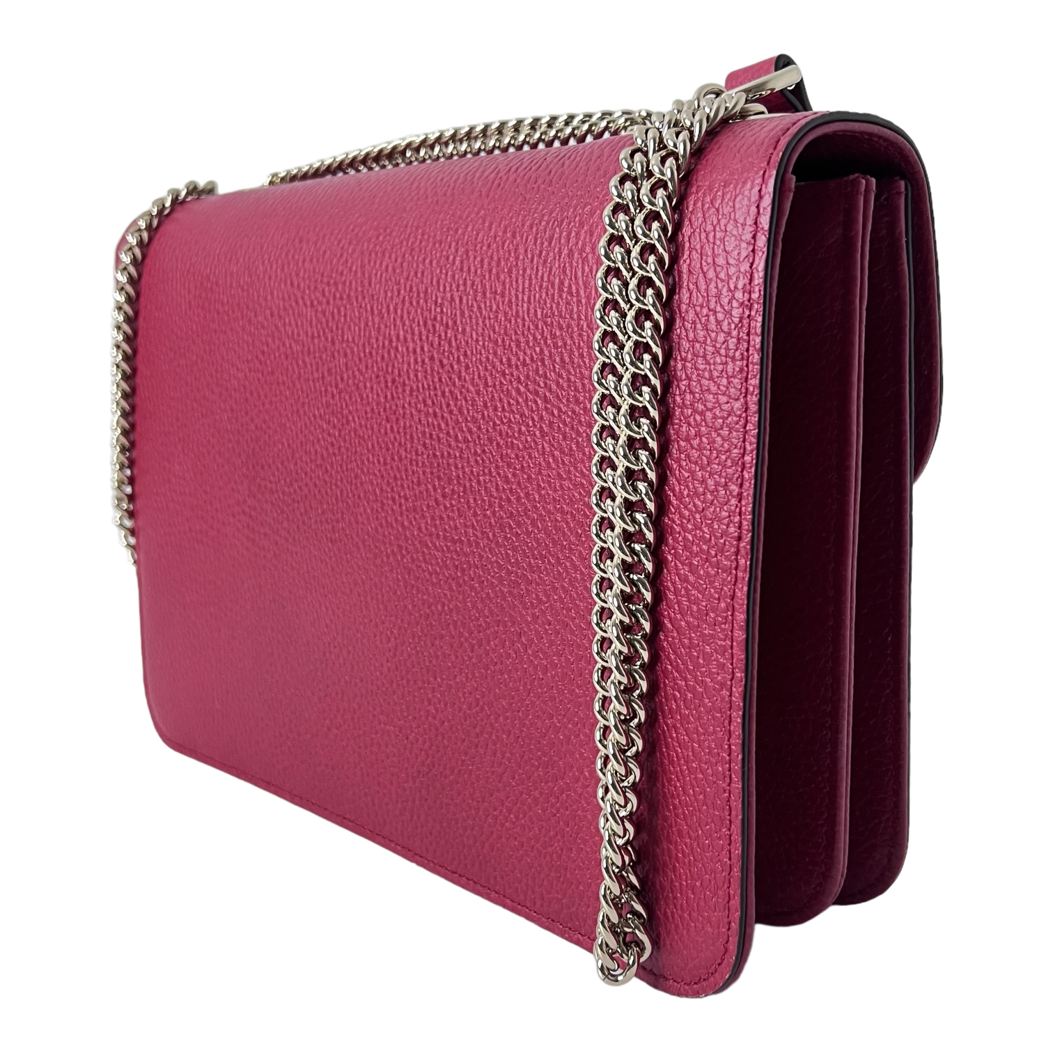 Red Interlocking GG Shoulder Bag