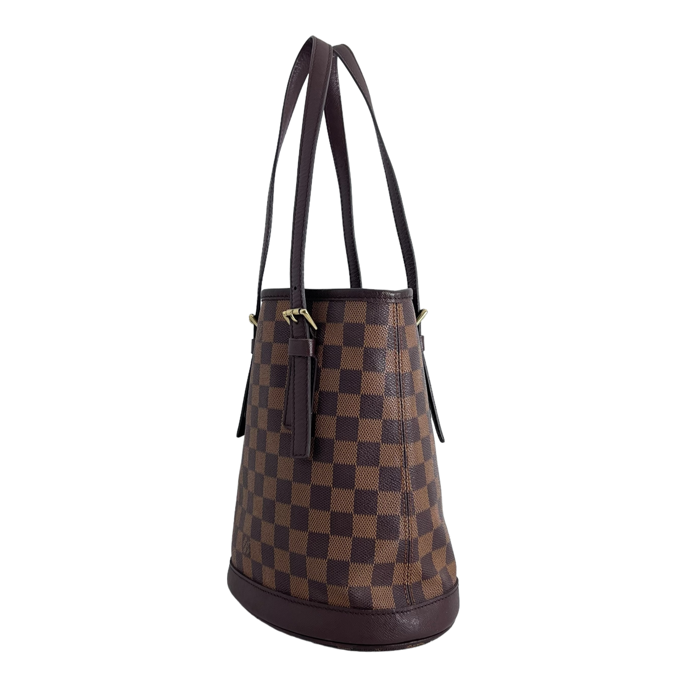 Damier Ebene Marais Petit Bucket Bag