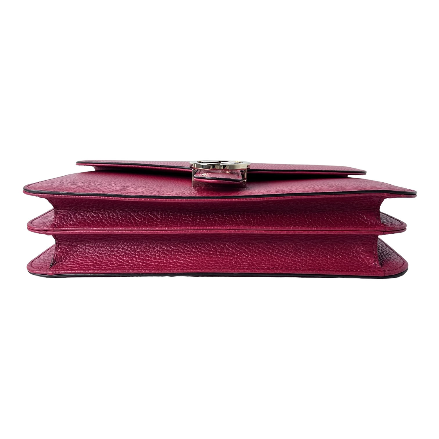 Red Interlocking GG Shoulder Bag