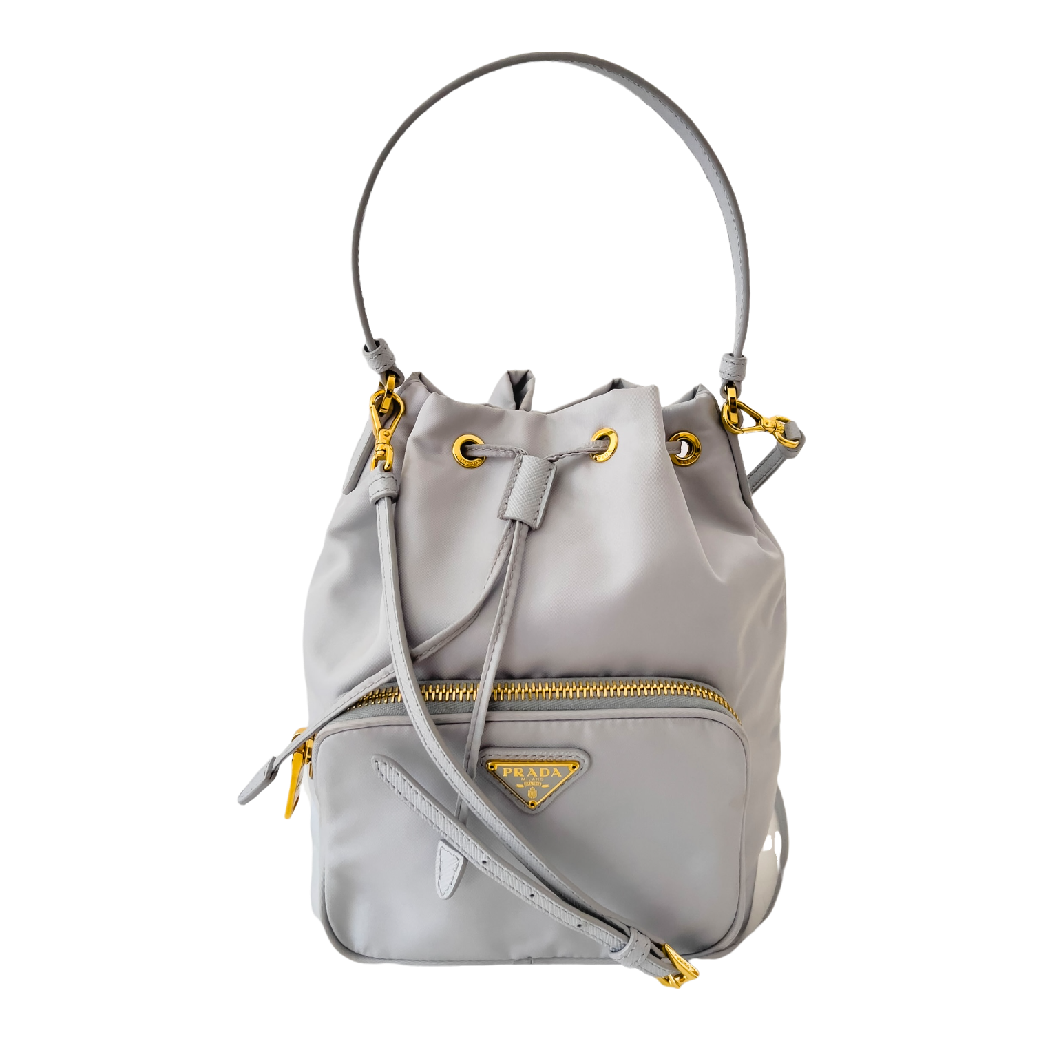 Duet Re-Nylon Bucket Shoulder Bag