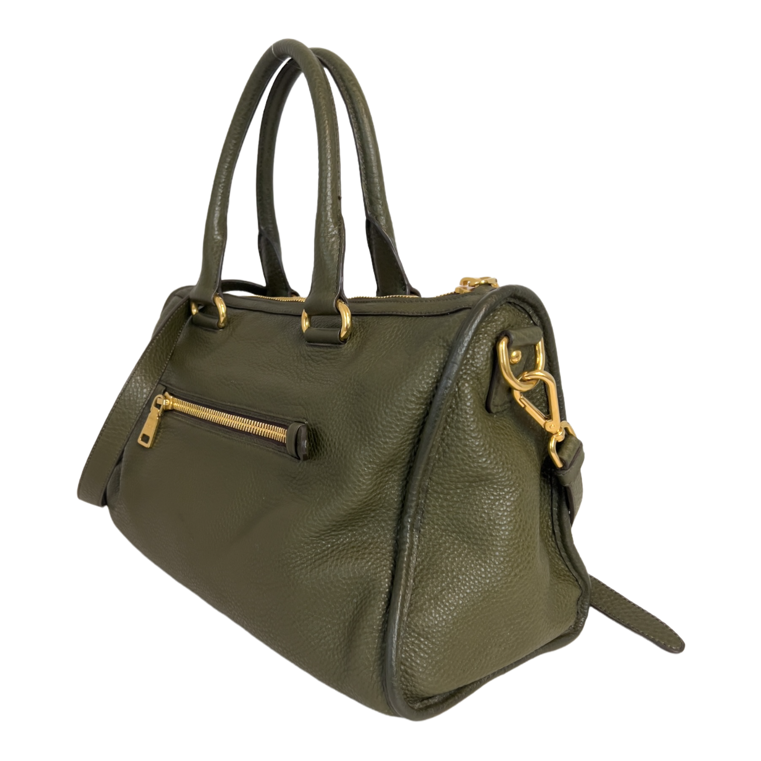 Hunter Green Vitello Daino Bag