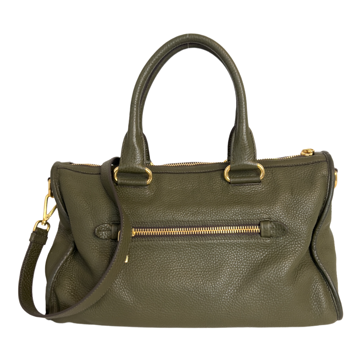 Hunter Green Vitello Daino Bag