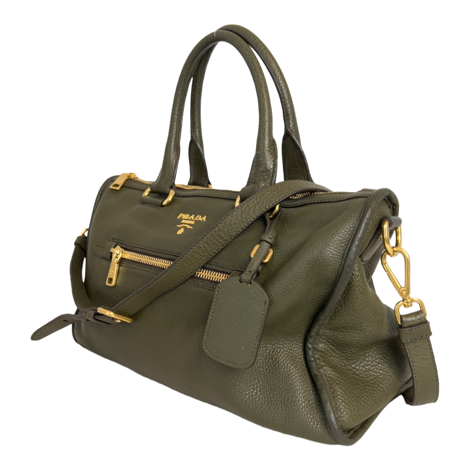 Hunter Green Vitello Daino Bag