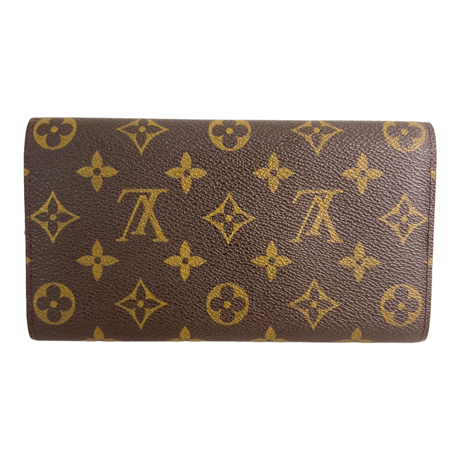 Monogram Wallet with Gold Chain