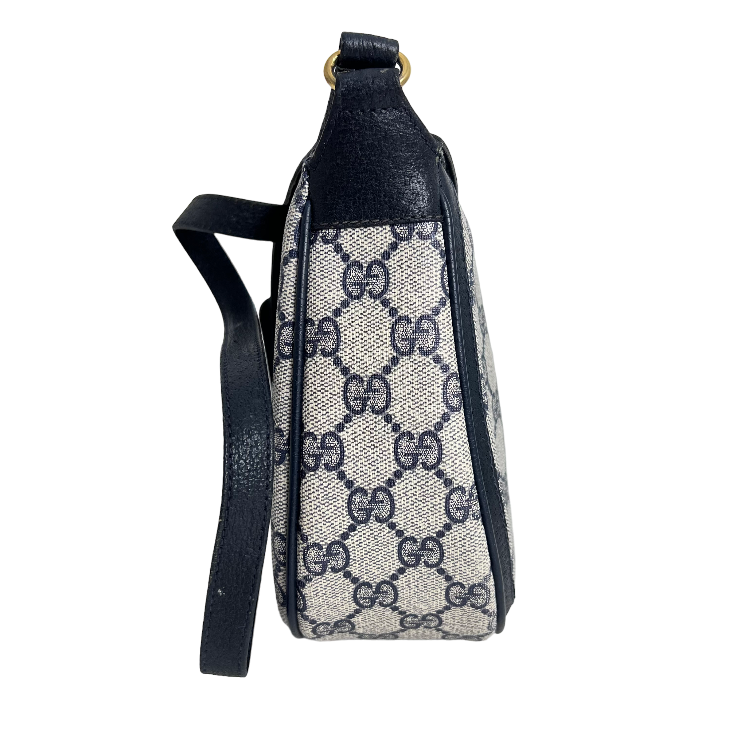 Navy Supreme Fold Snap Crossbody