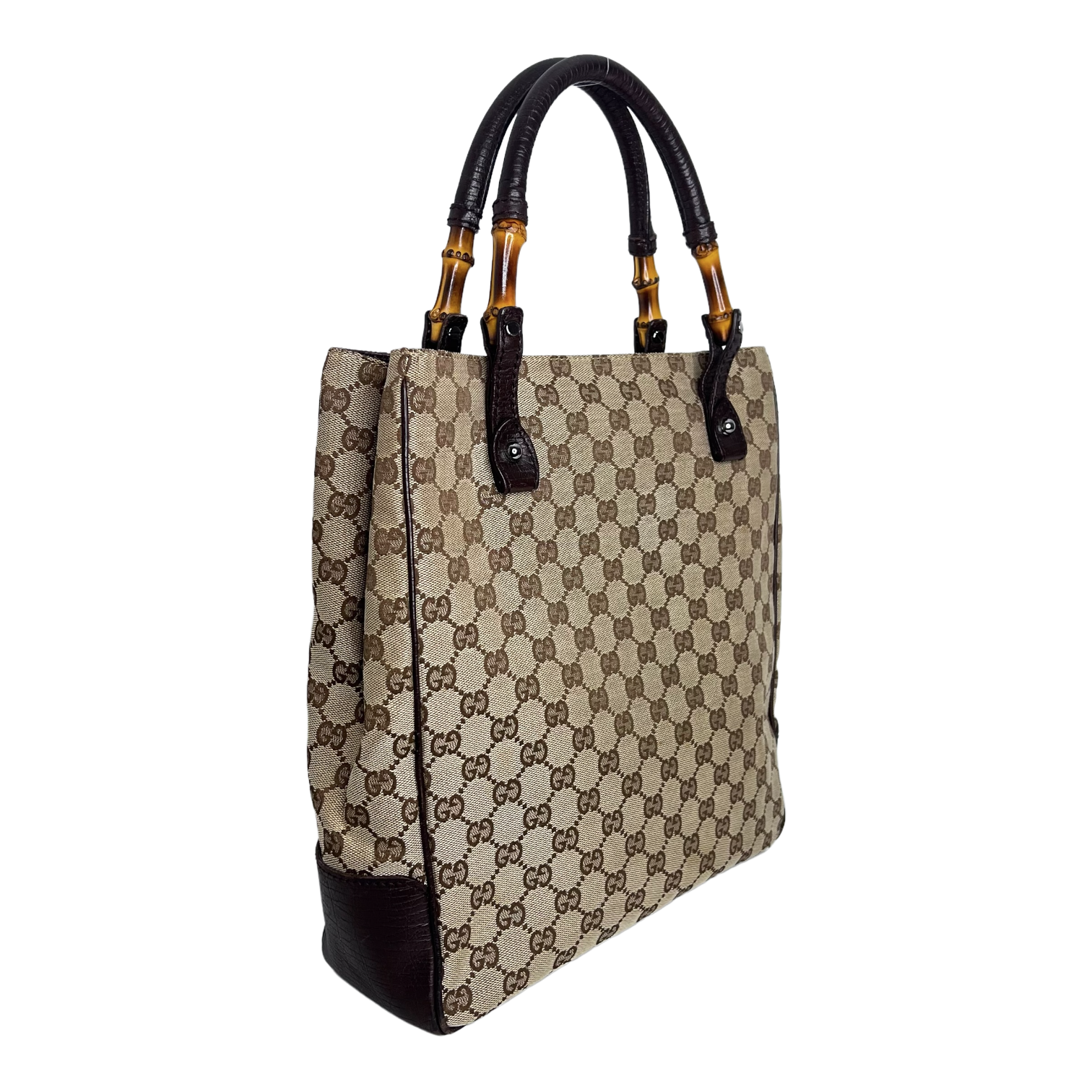 GG Monogram Bamboo Tote