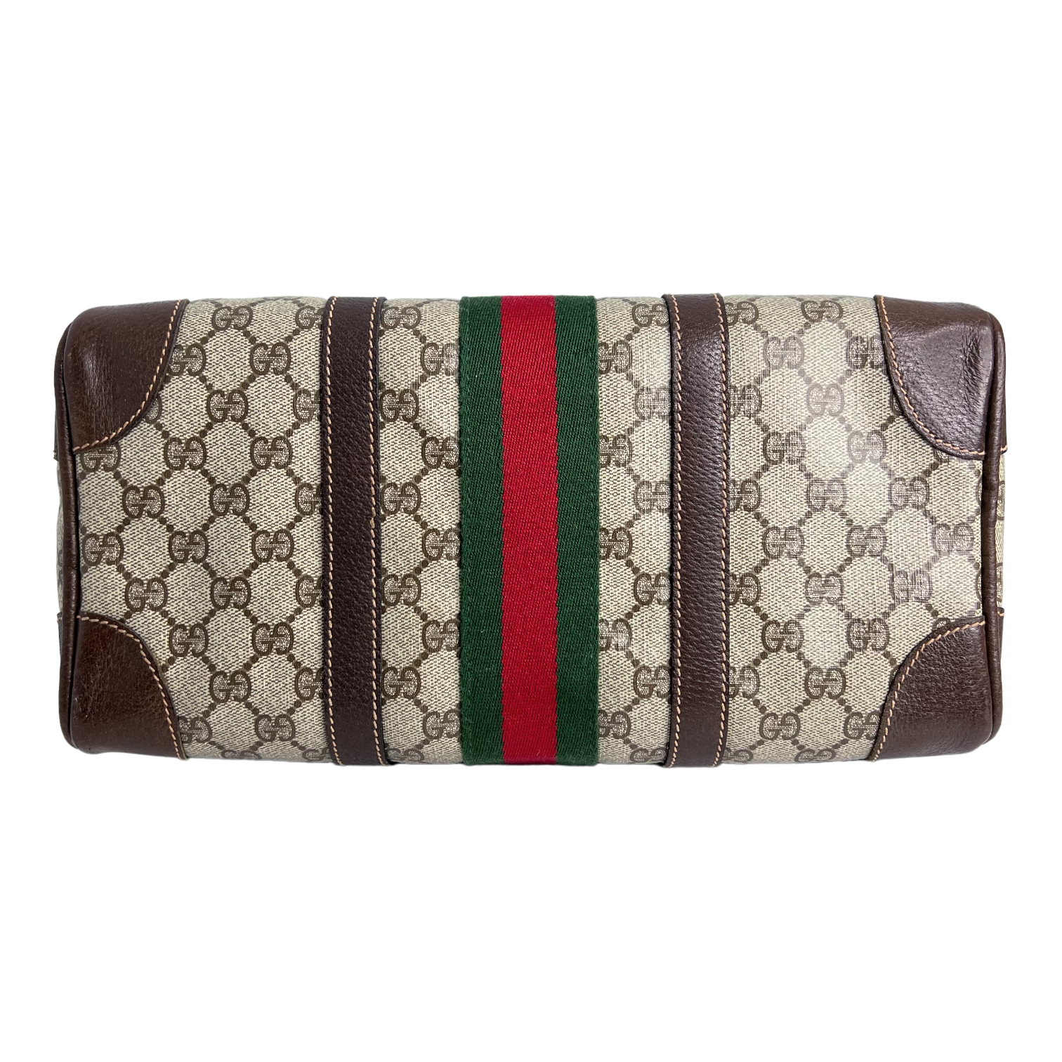 GG Supreme Boston Bag w/ Strap