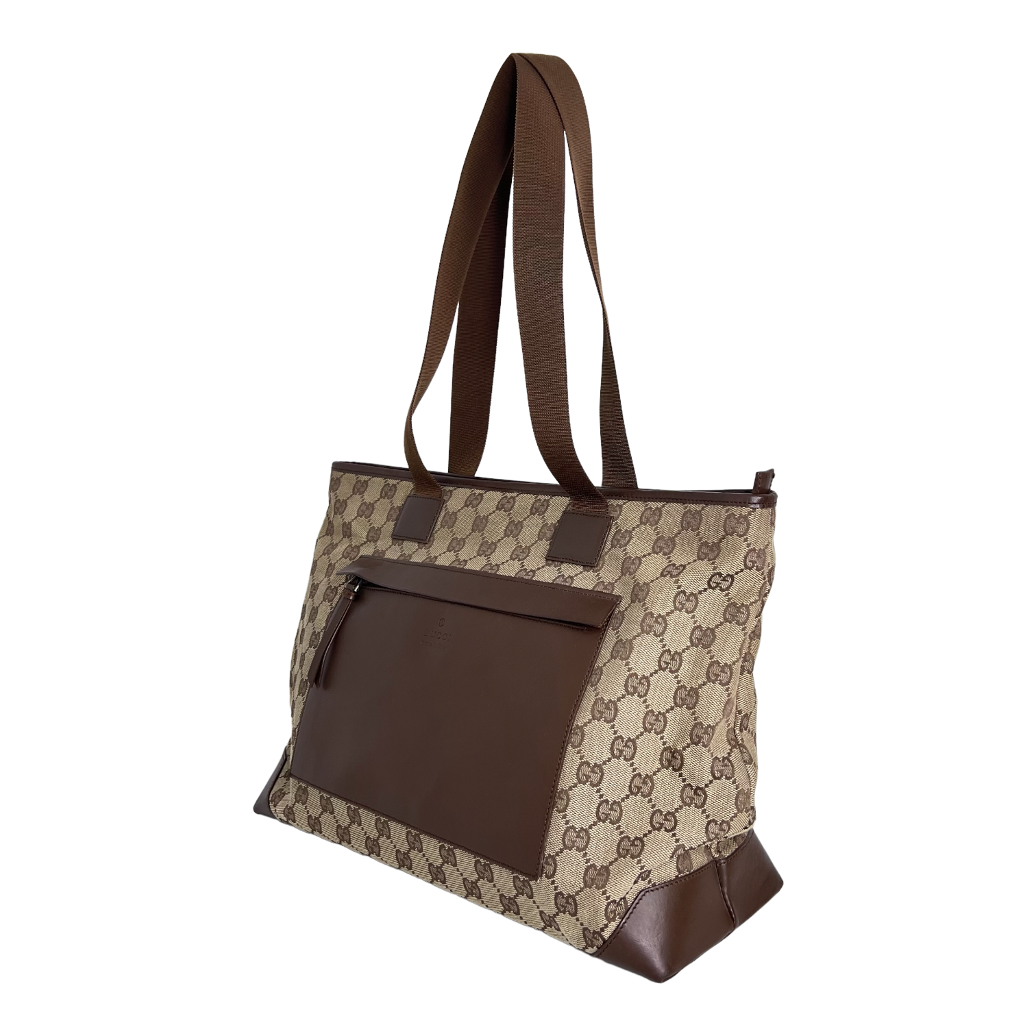 GG Web Canvas Tote